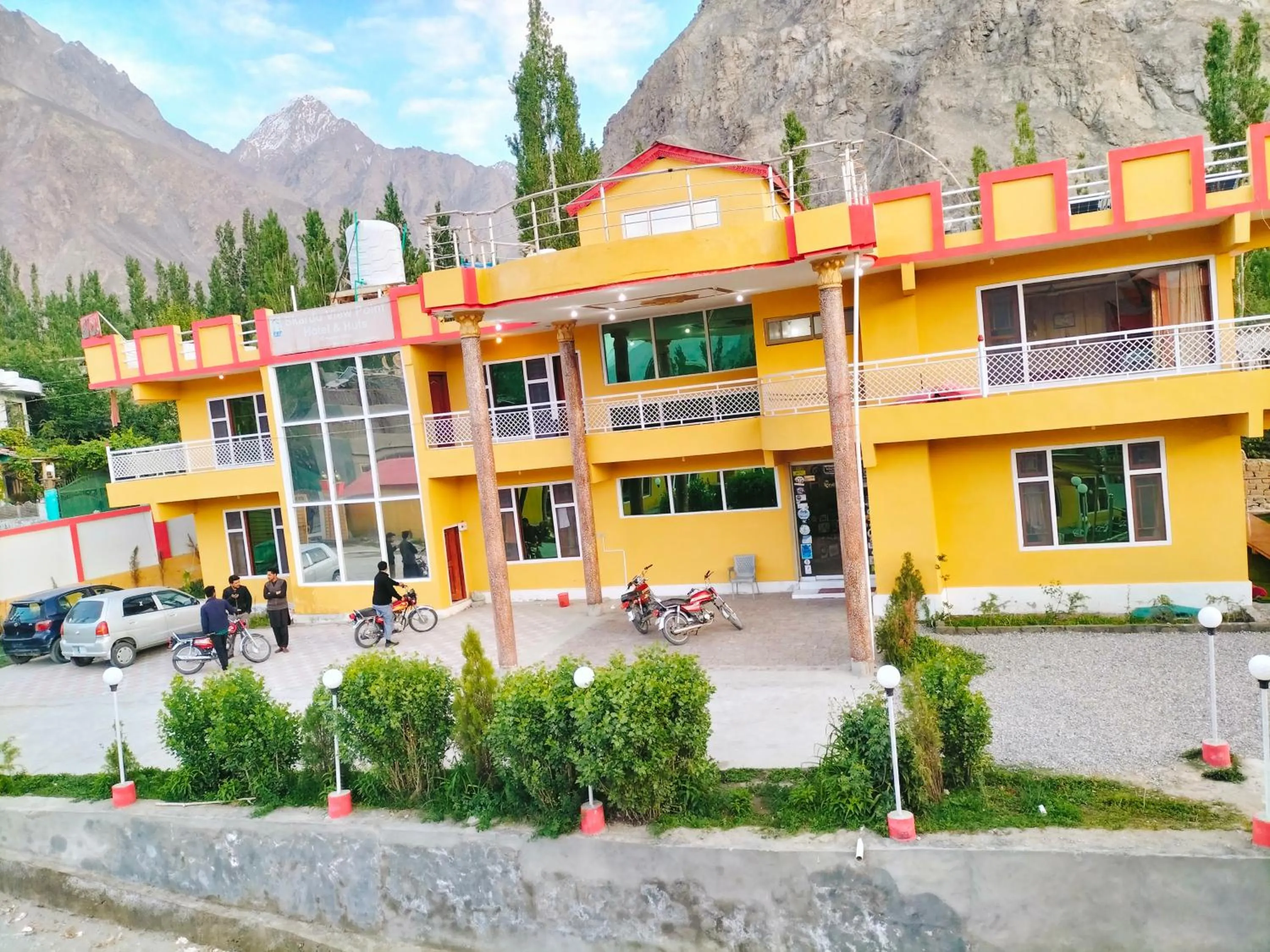 Property building in Skardu View Point Hotel