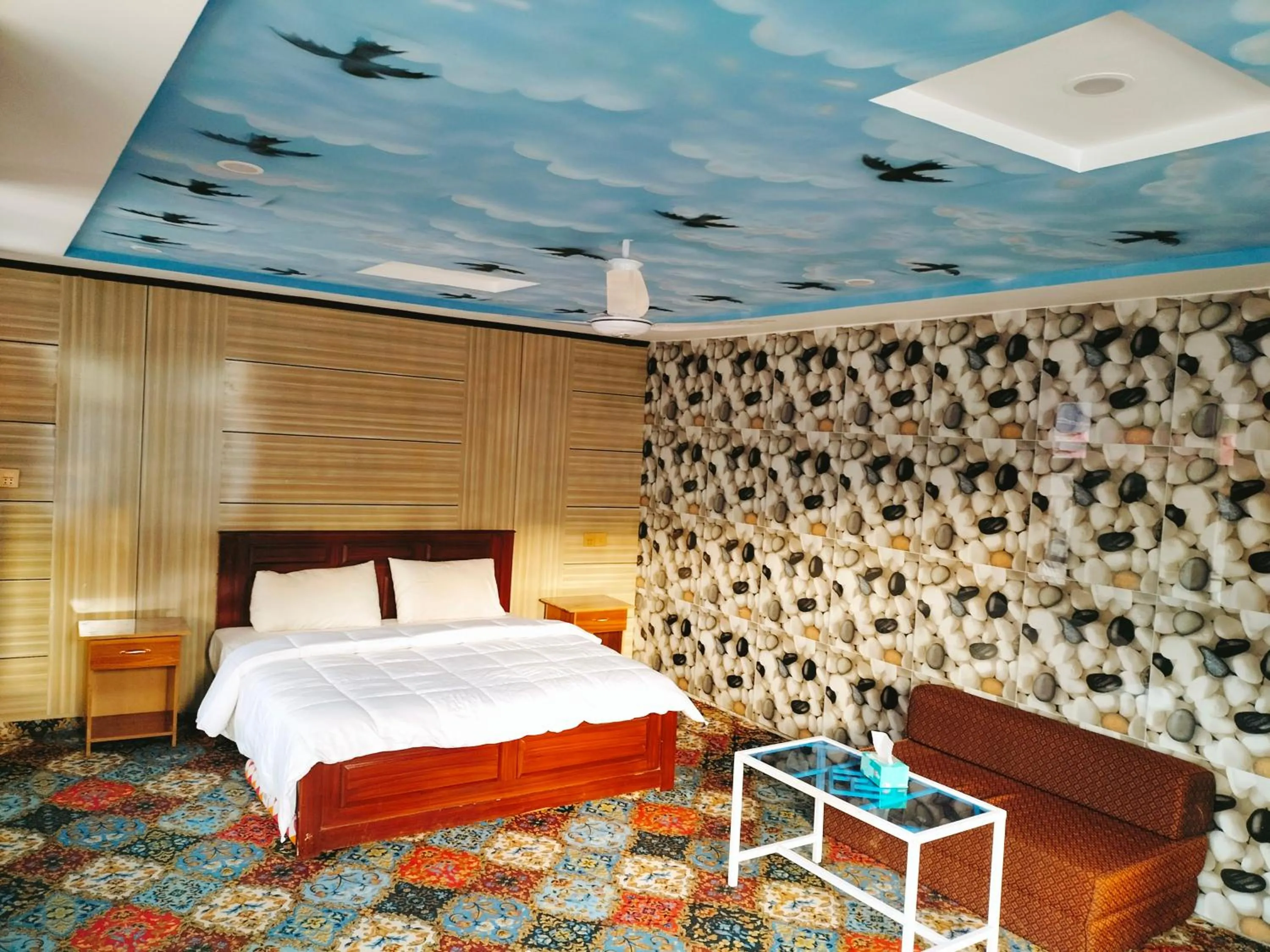 Photo of the whole room, Bed in Skardu View Point Hotel