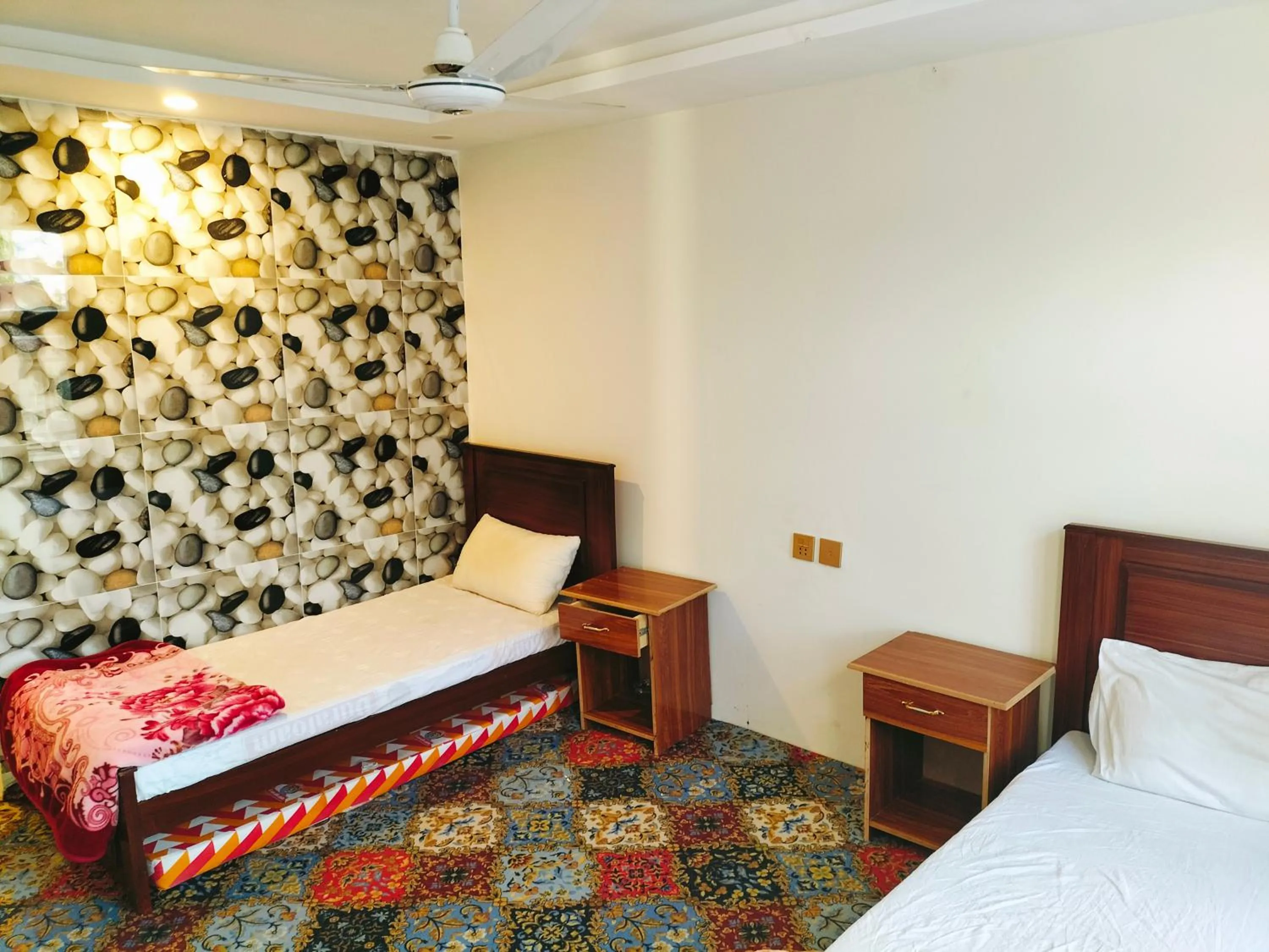 Photo of the whole room, Bed in Skardu View Point Hotel
