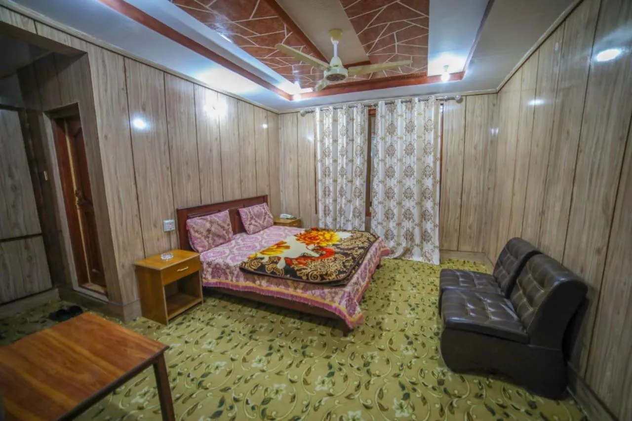 Photo of the whole room, Bed in Skardu View Point Hotel