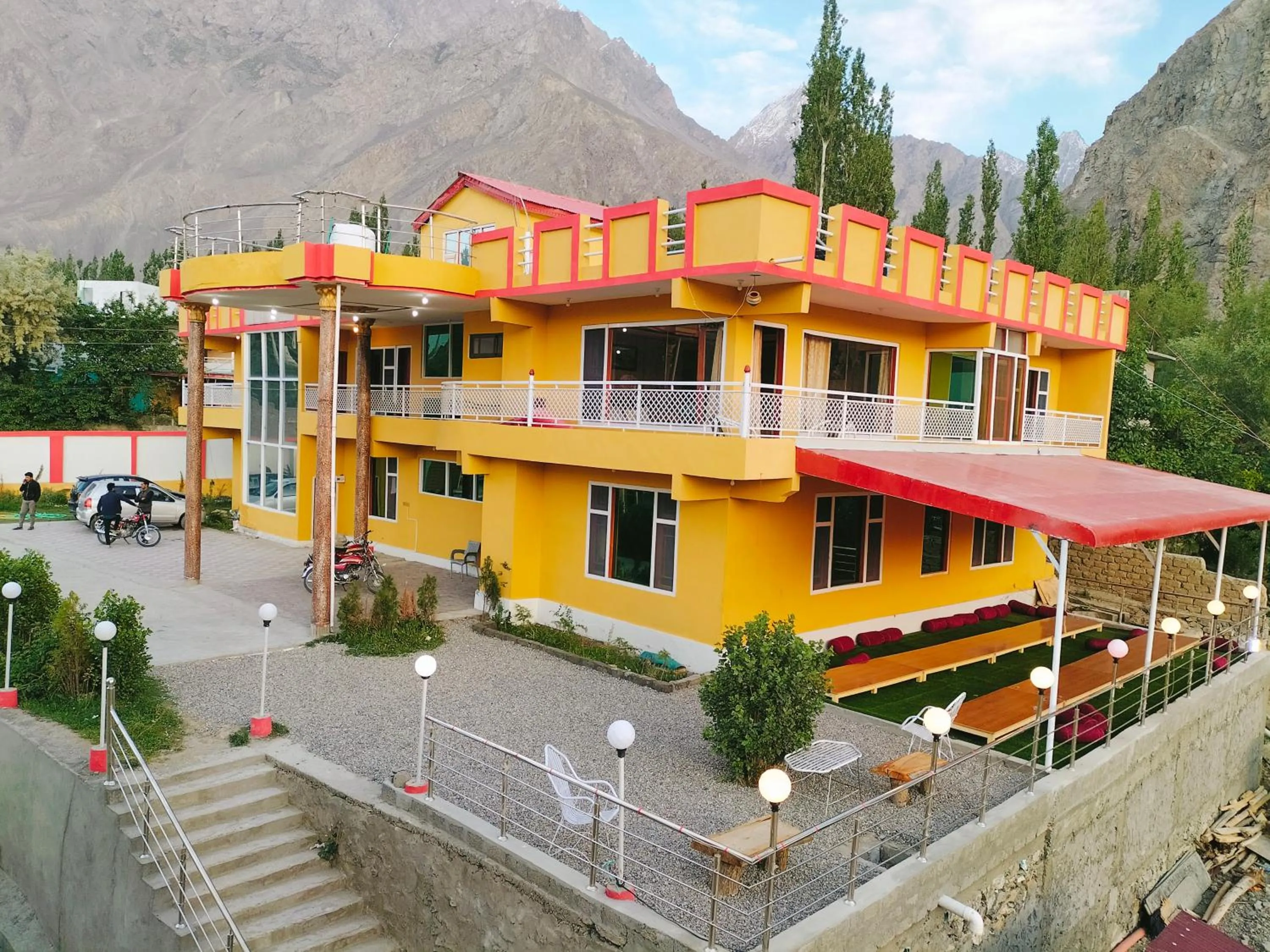 Property building in Skardu View Point Hotel