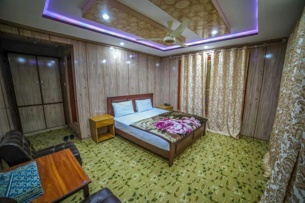 Photo of the whole room, Bed in Skardu View Point Hotel