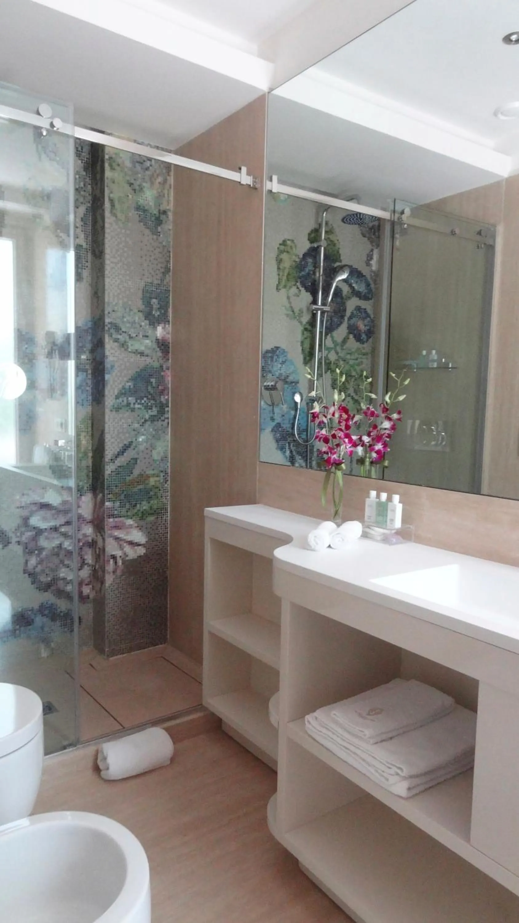 Bathroom in Augustana House and Suites