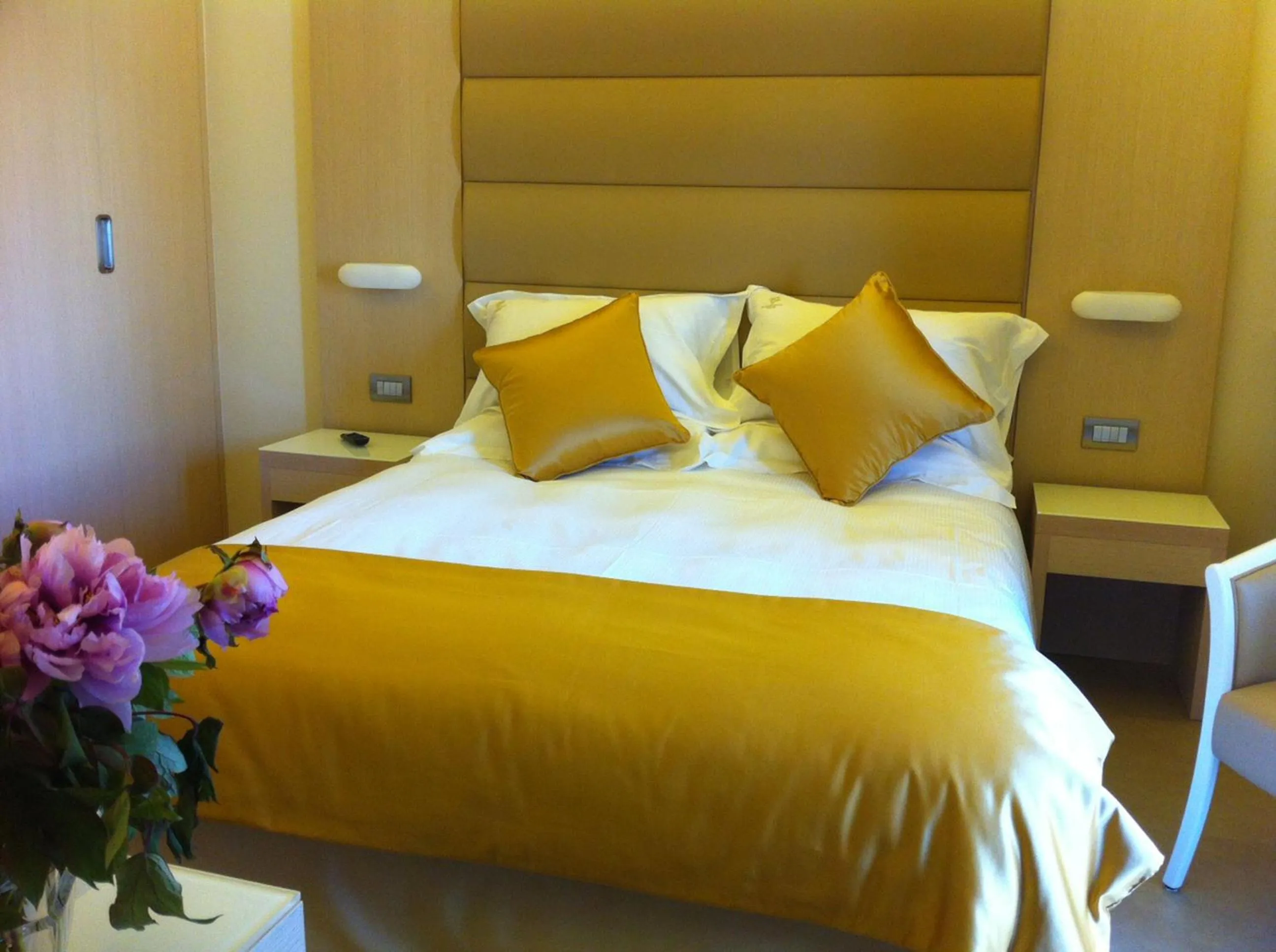 Bed in Augustana House and Suites