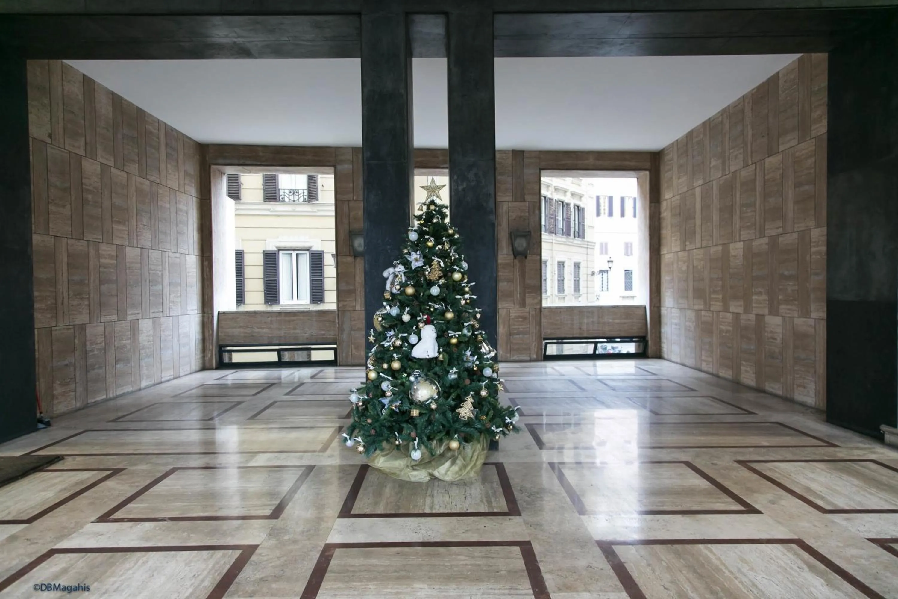 Facade/entrance in Augustana House and Suites