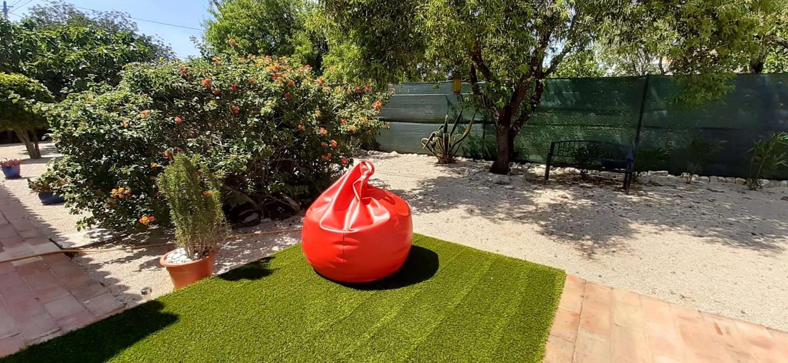 Garden view in ApraHouseLoule Guesthouse