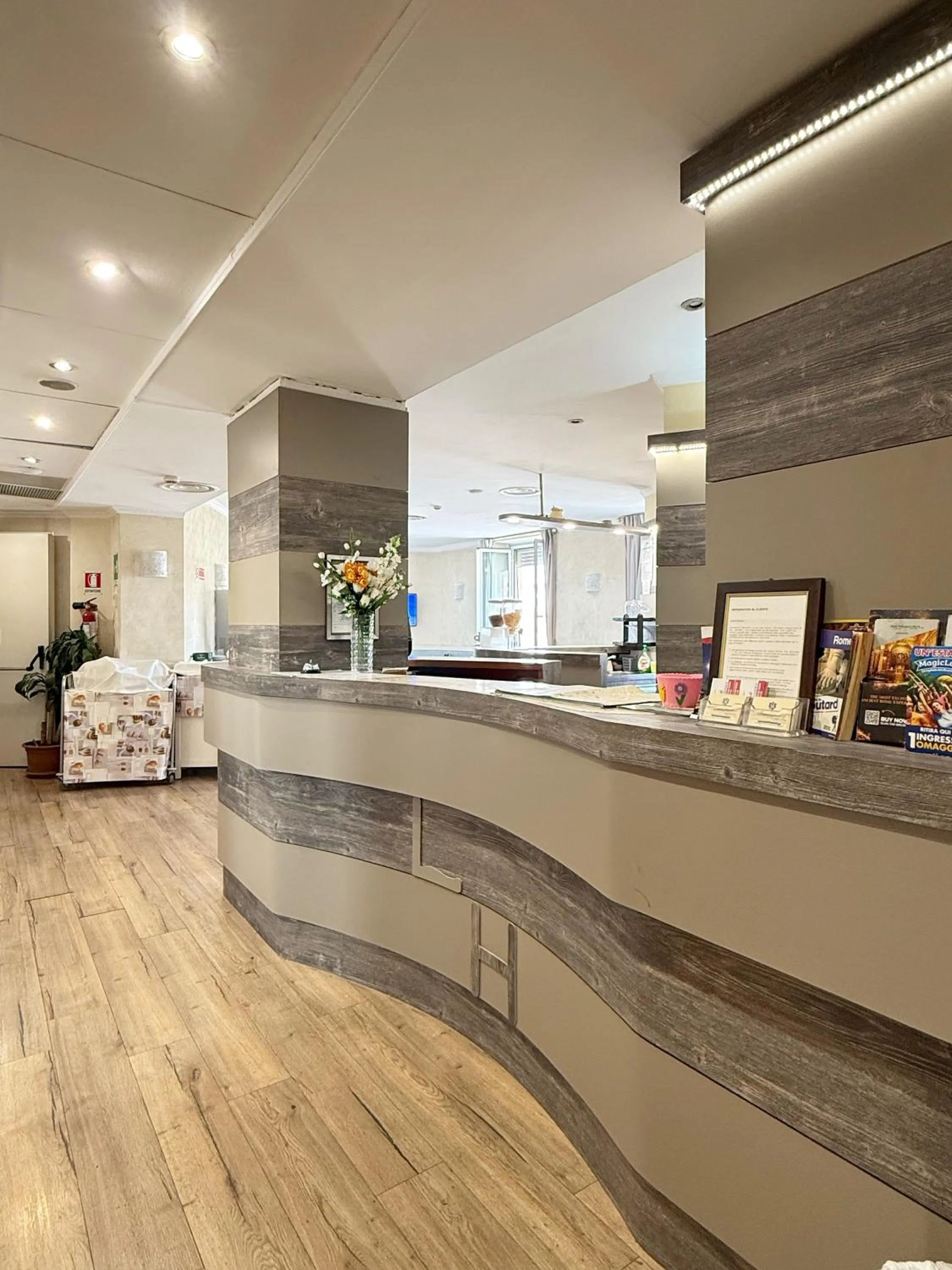 Lobby or reception in Hotel Laura