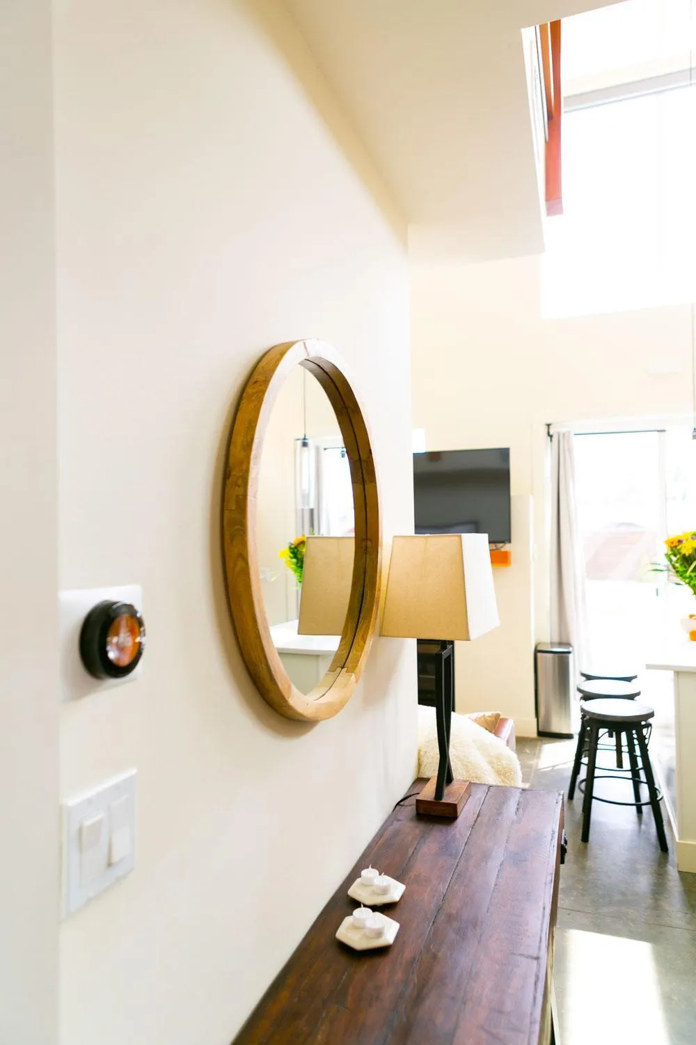 Living room in LUX Modern Chalet, Pool & Hot Tub, 10 Mins to the Mountain & Incredible Views