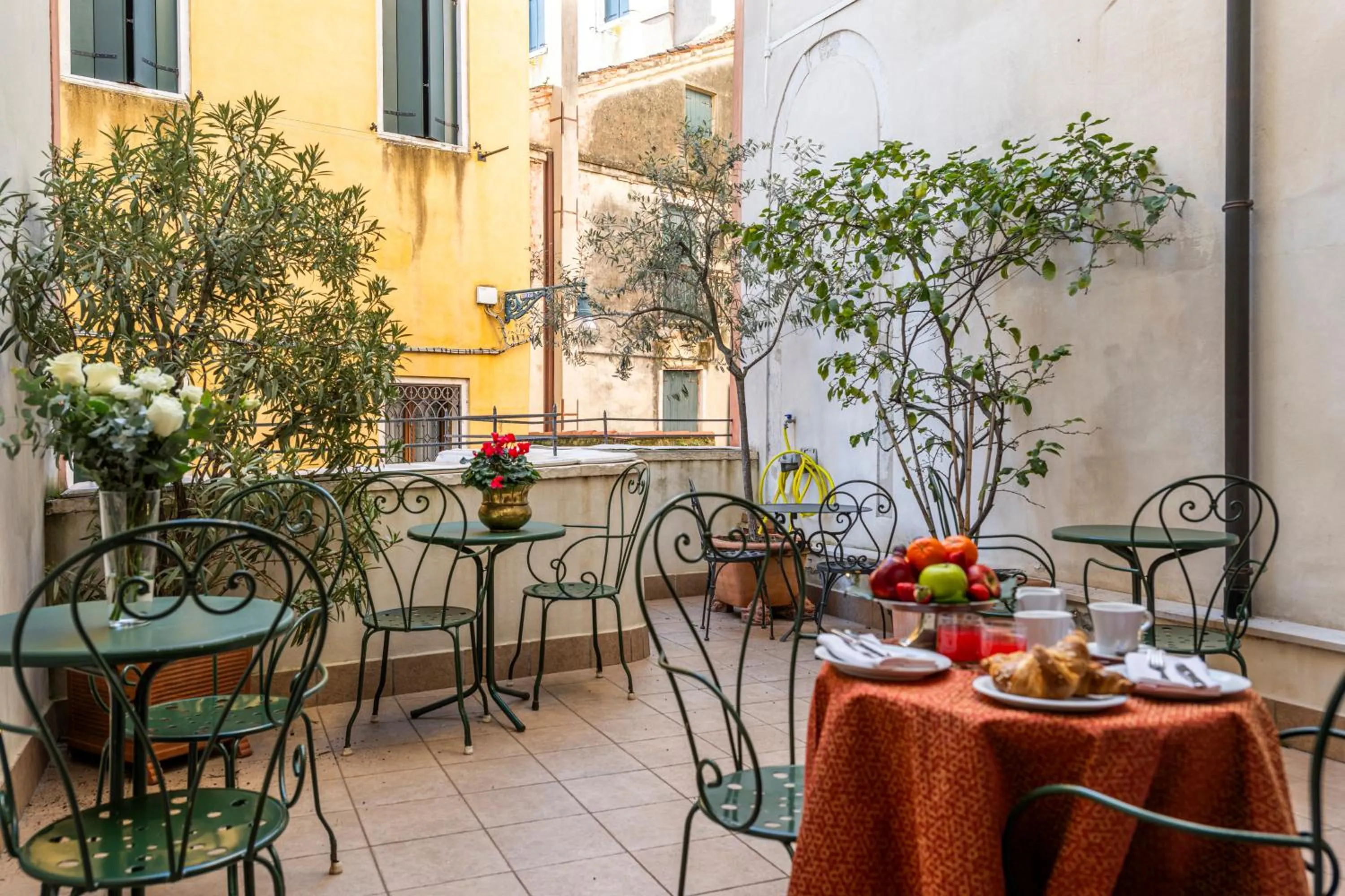 Balcony/Terrace in Hotel Casa Verardo Residenza d'Epoca