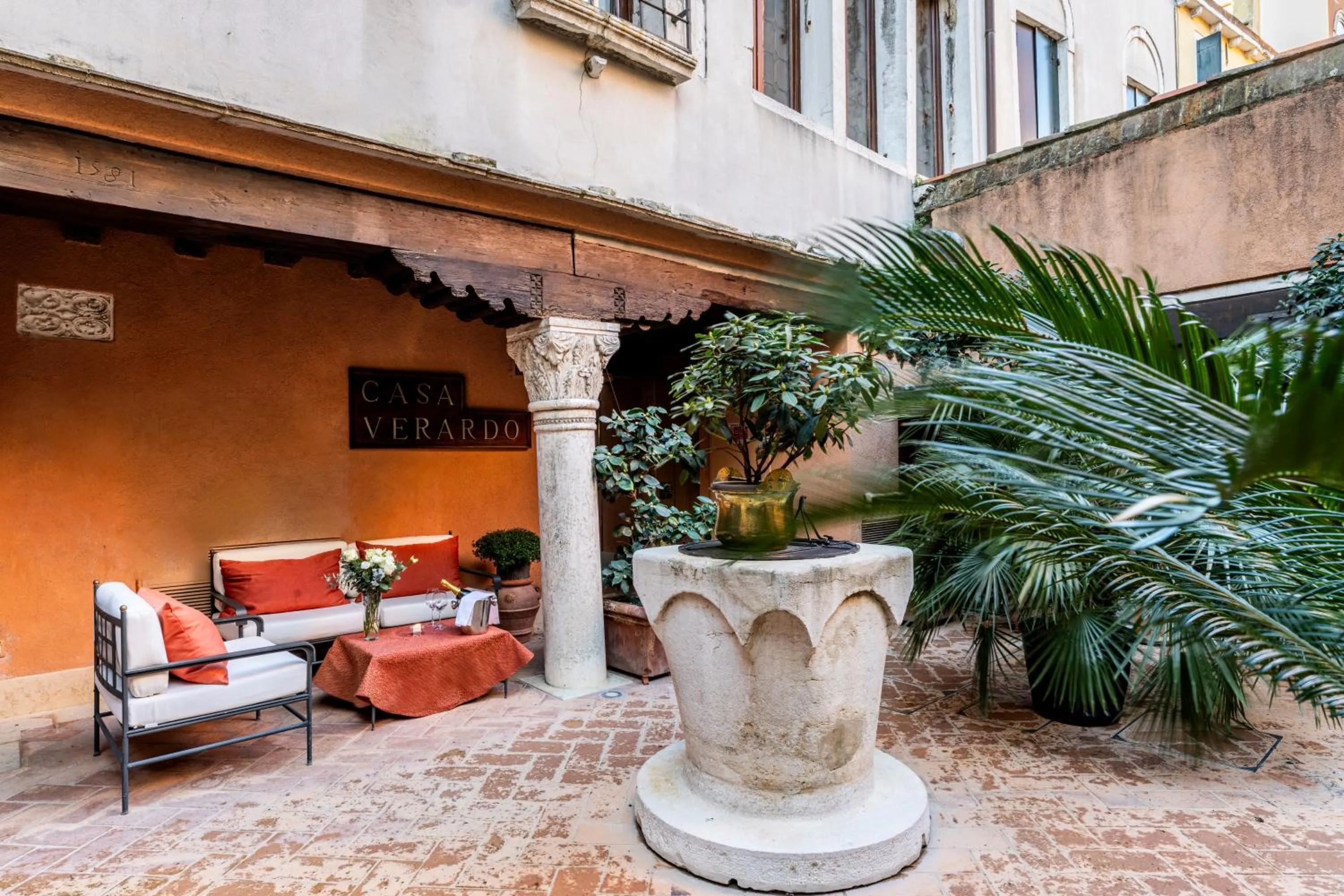 Garden in Hotel Casa Verardo Residenza d'Epoca