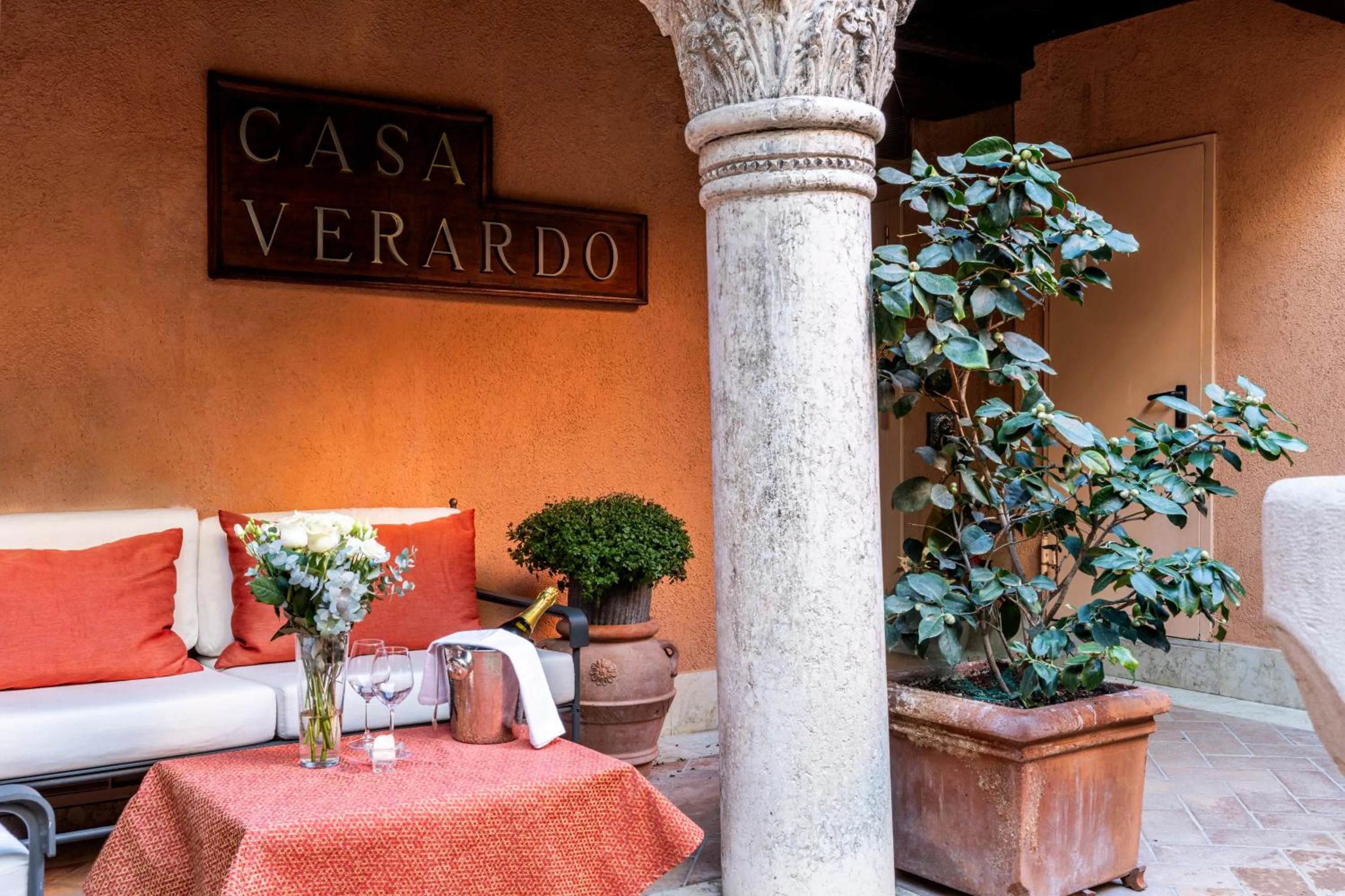 Garden in Hotel Casa Verardo Residenza d'Epoca