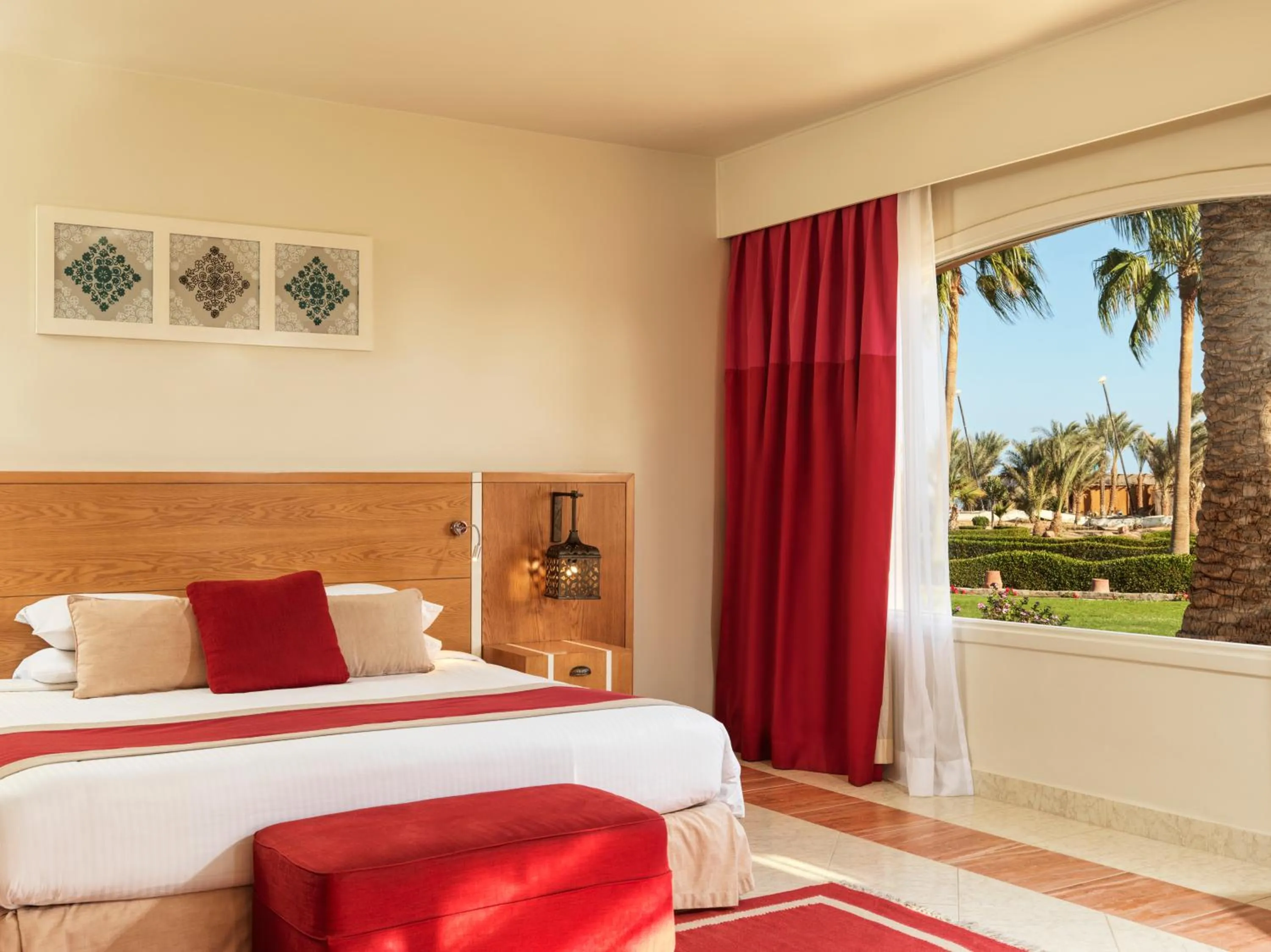 Bedroom, Bed in Club Paradisio El Gouna Red Sea