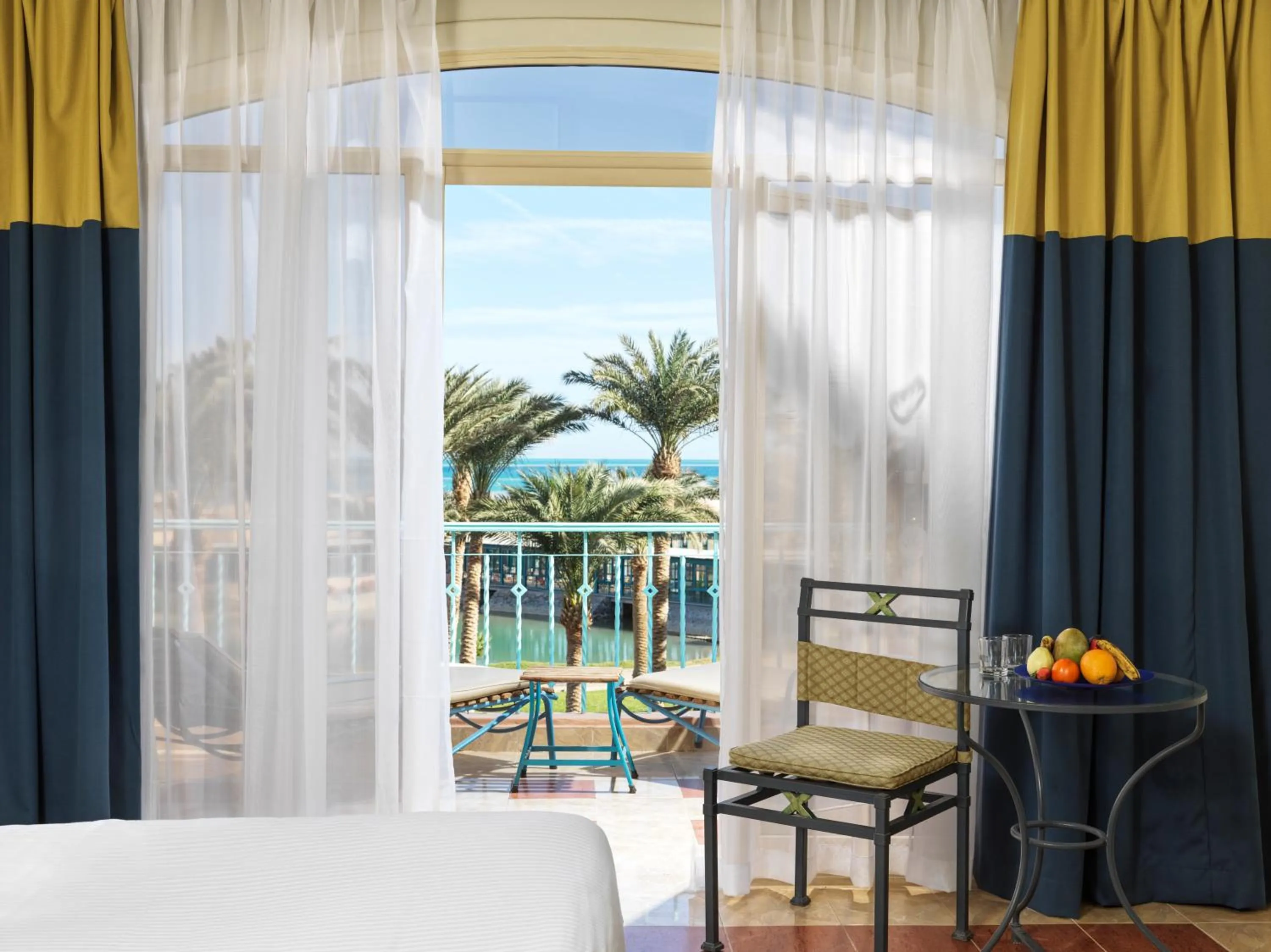 Seating area in Club Paradisio El Gouna Red Sea