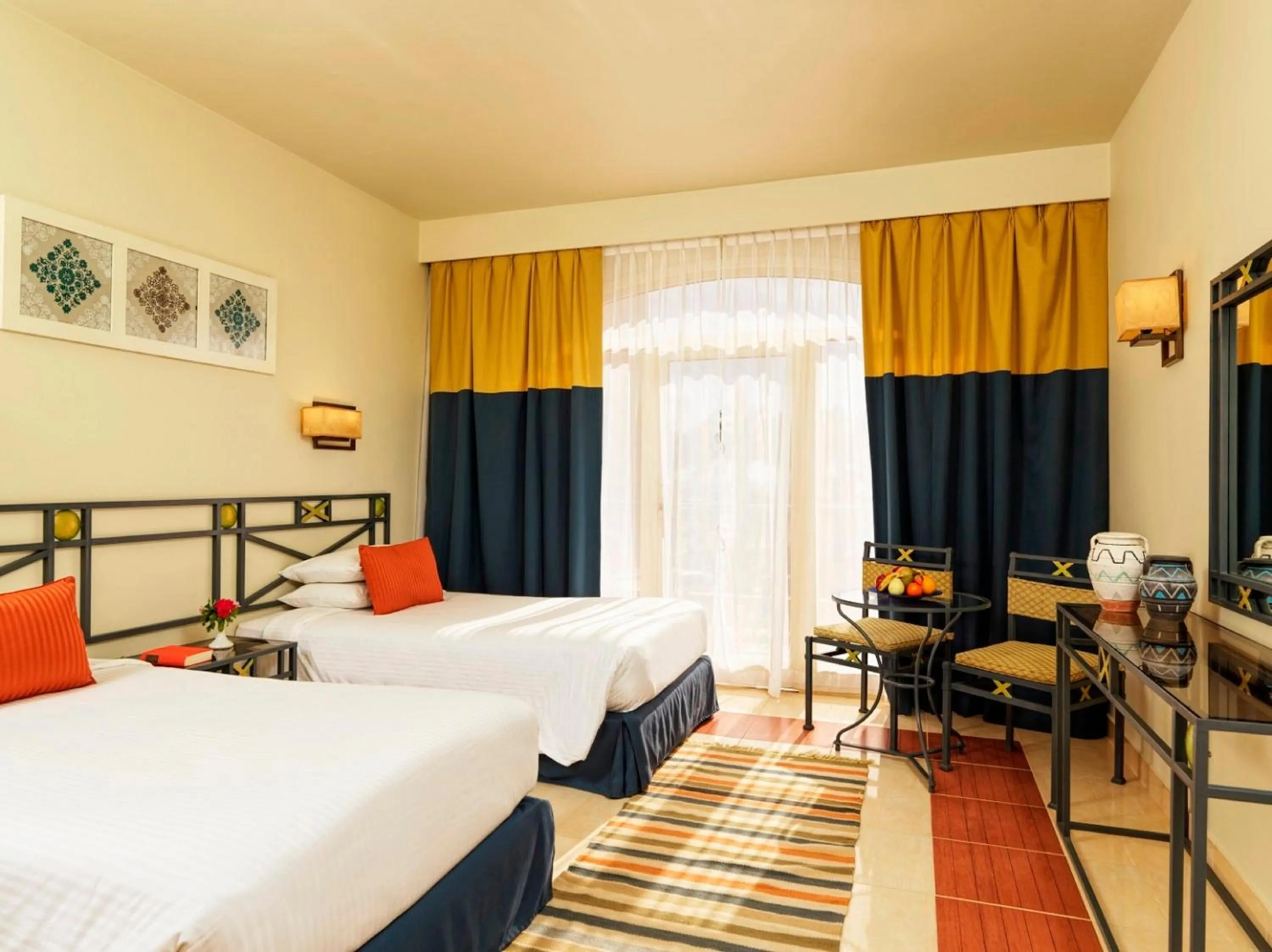 Garden, Bed in Club Paradisio El Gouna Red Sea