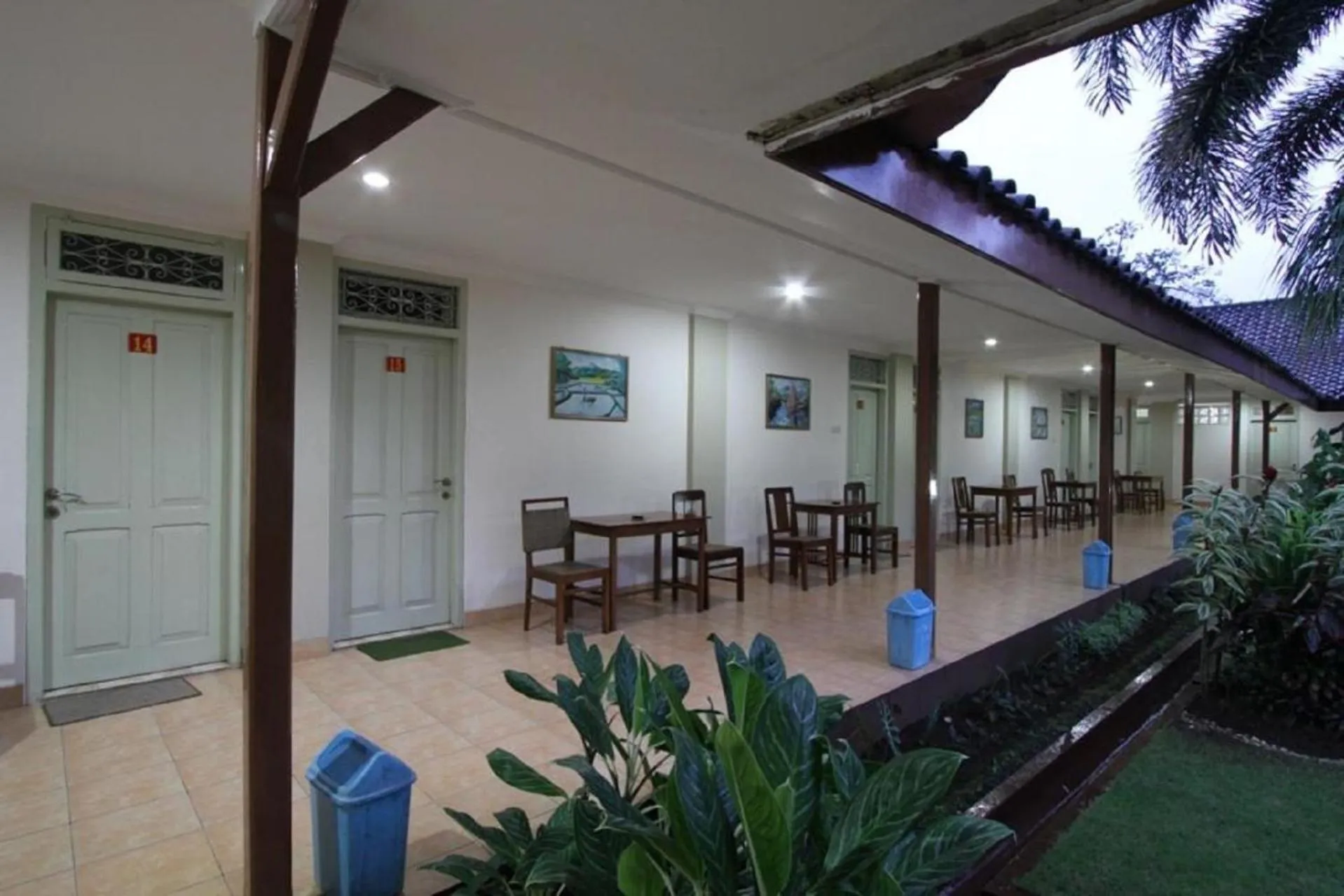 Patio in Hotel Besar Purwokerto