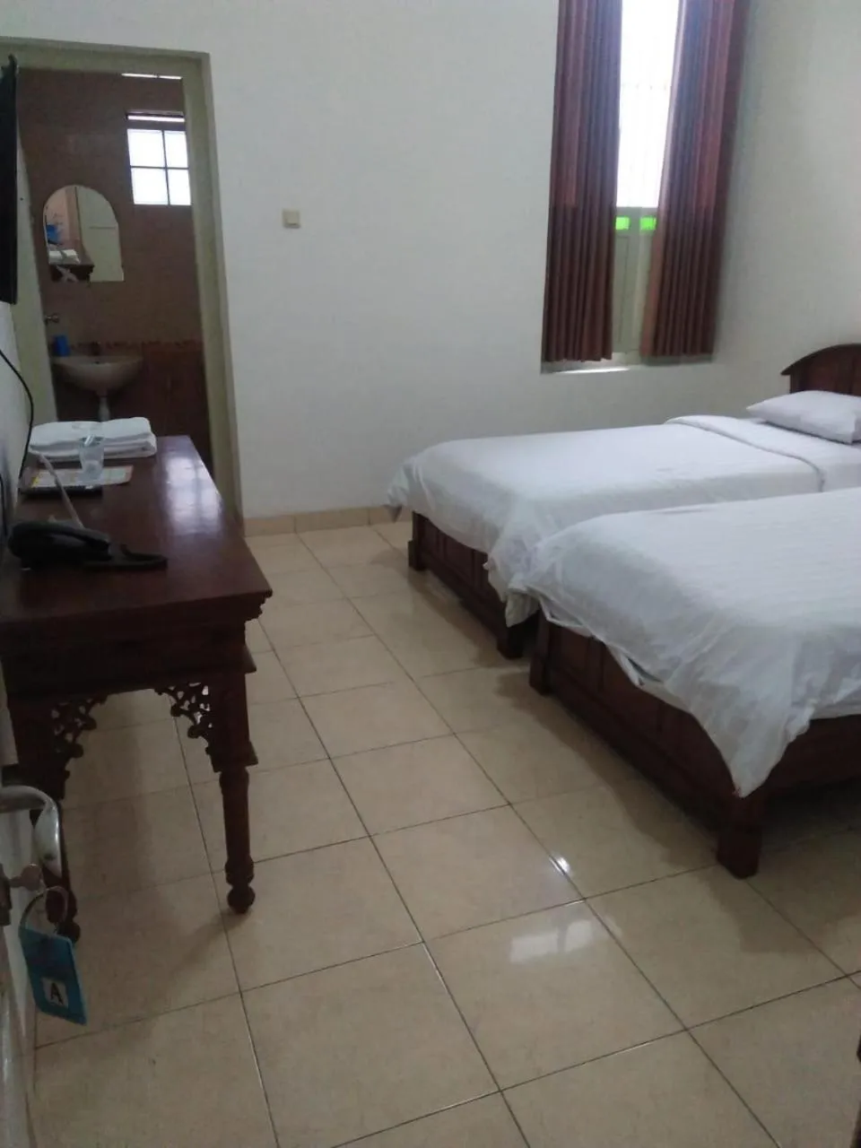 Bed in Hotel Besar Purwokerto