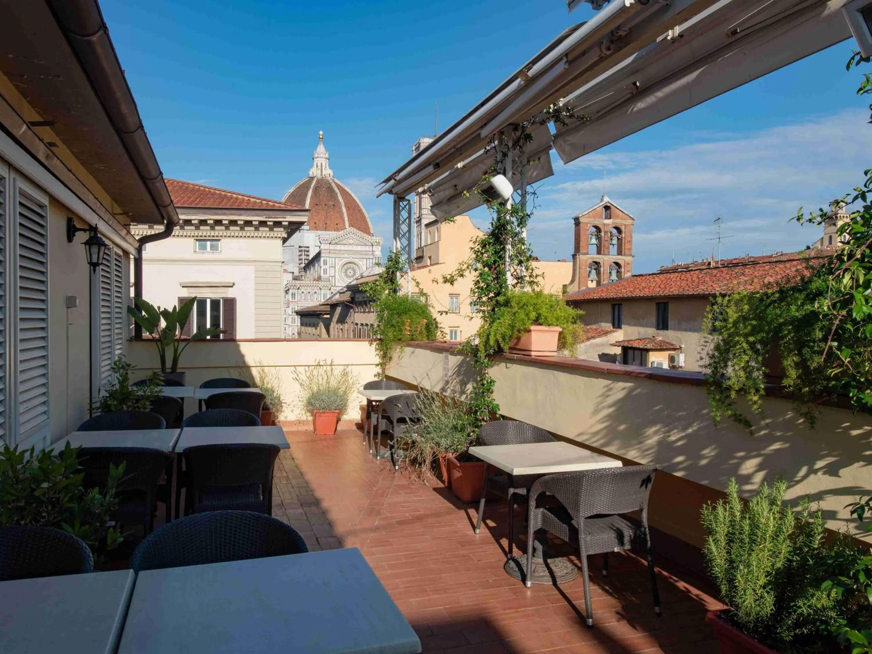 Balcony/Terrace in B&B Hotel Firenze Laurus Al Duomo