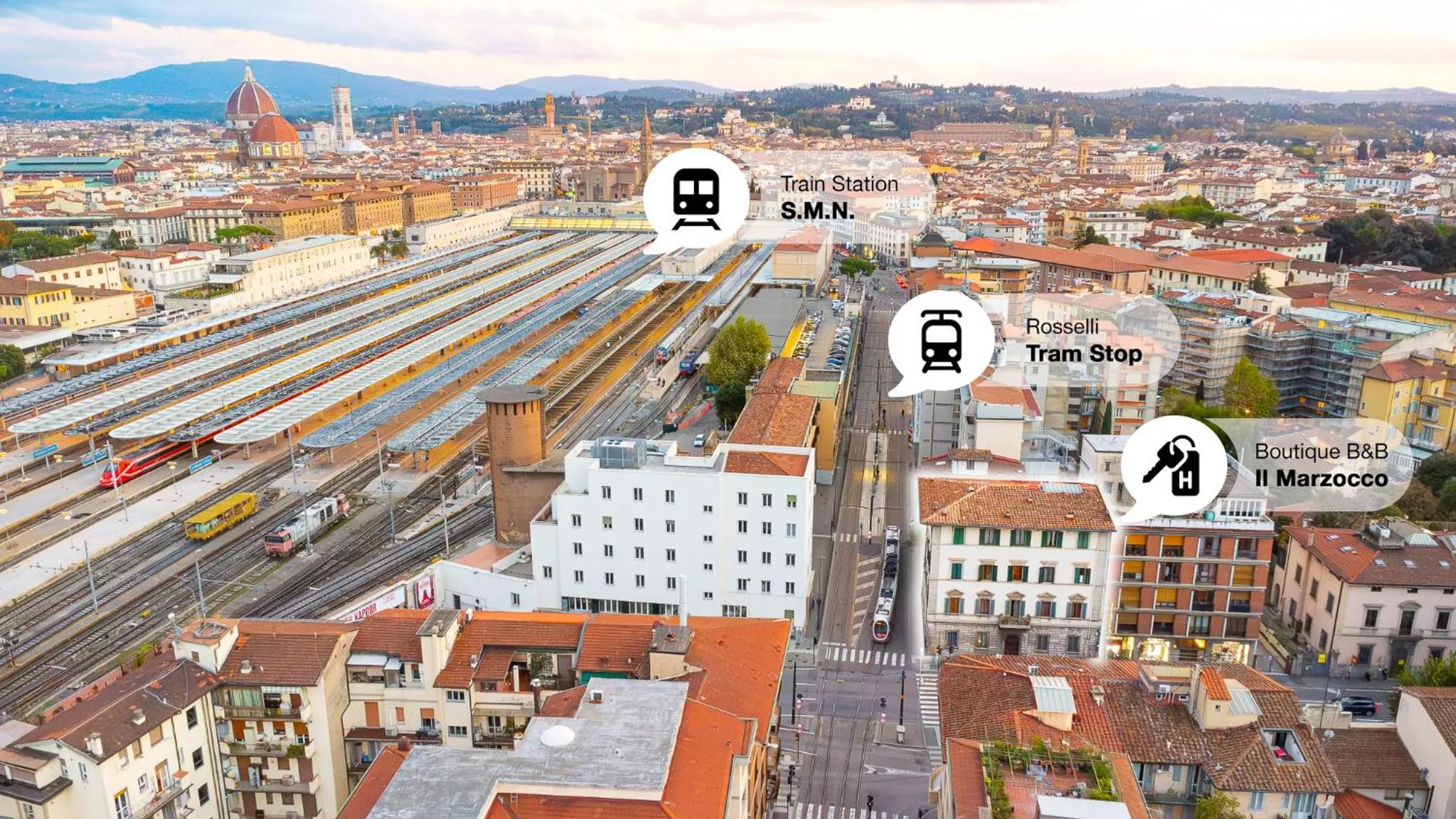 Property building in Il Marzocco Boutique B&B