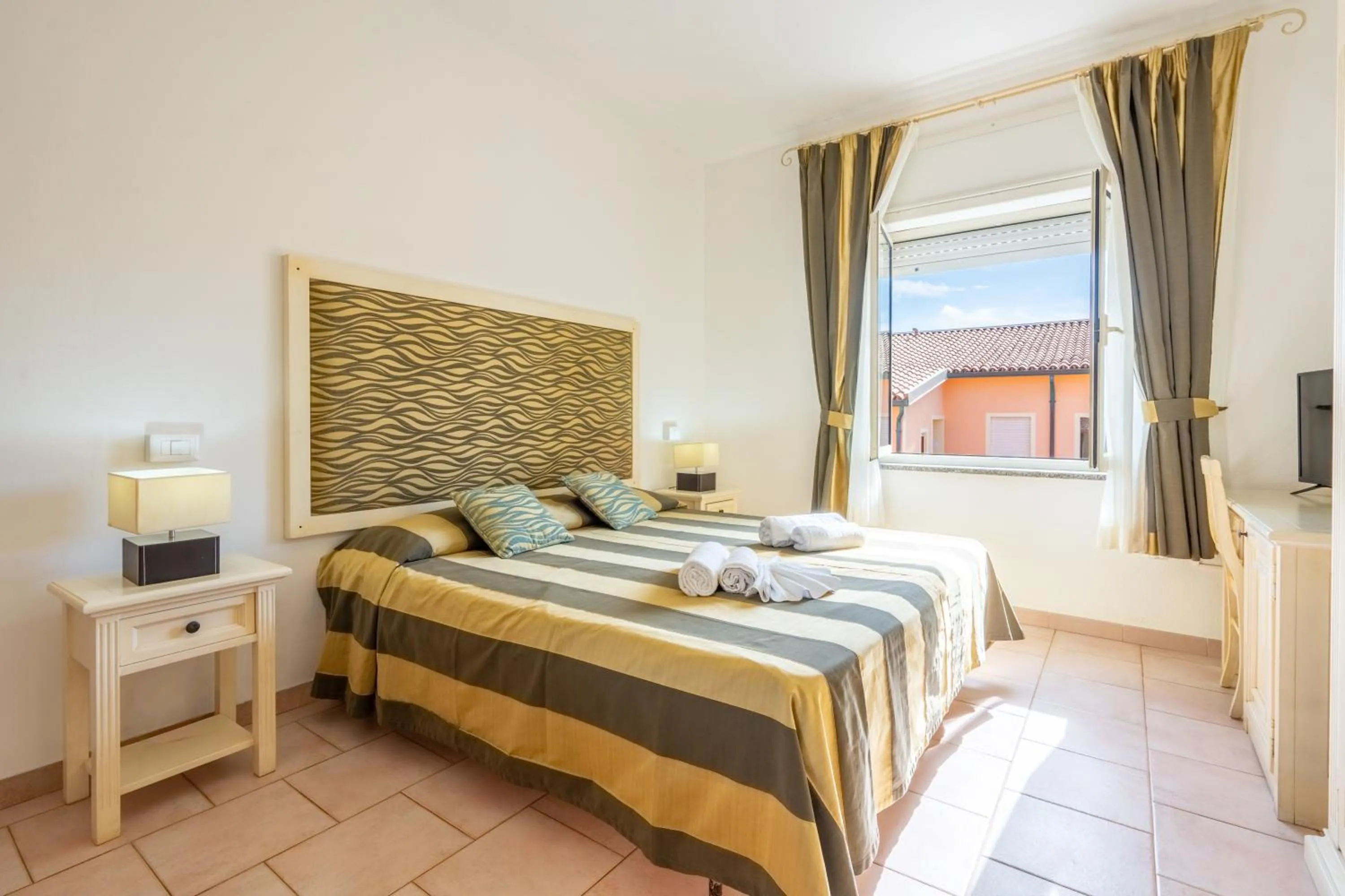 Bed in A.I.R. Hotel Gabbiano