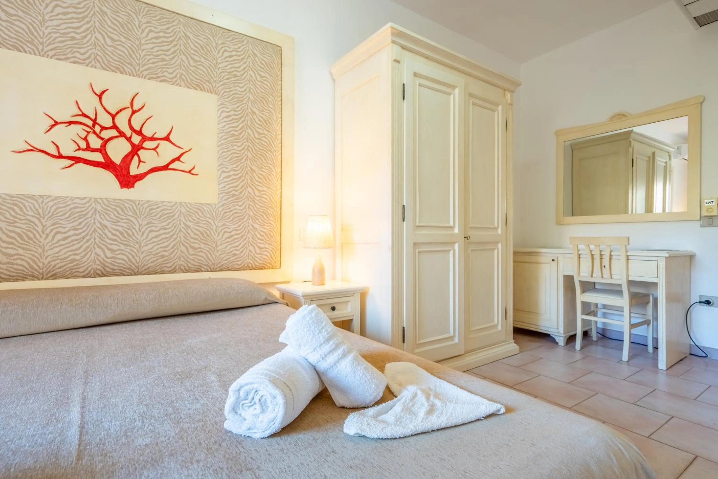 Bed in A.I.R. Hotel Gabbiano