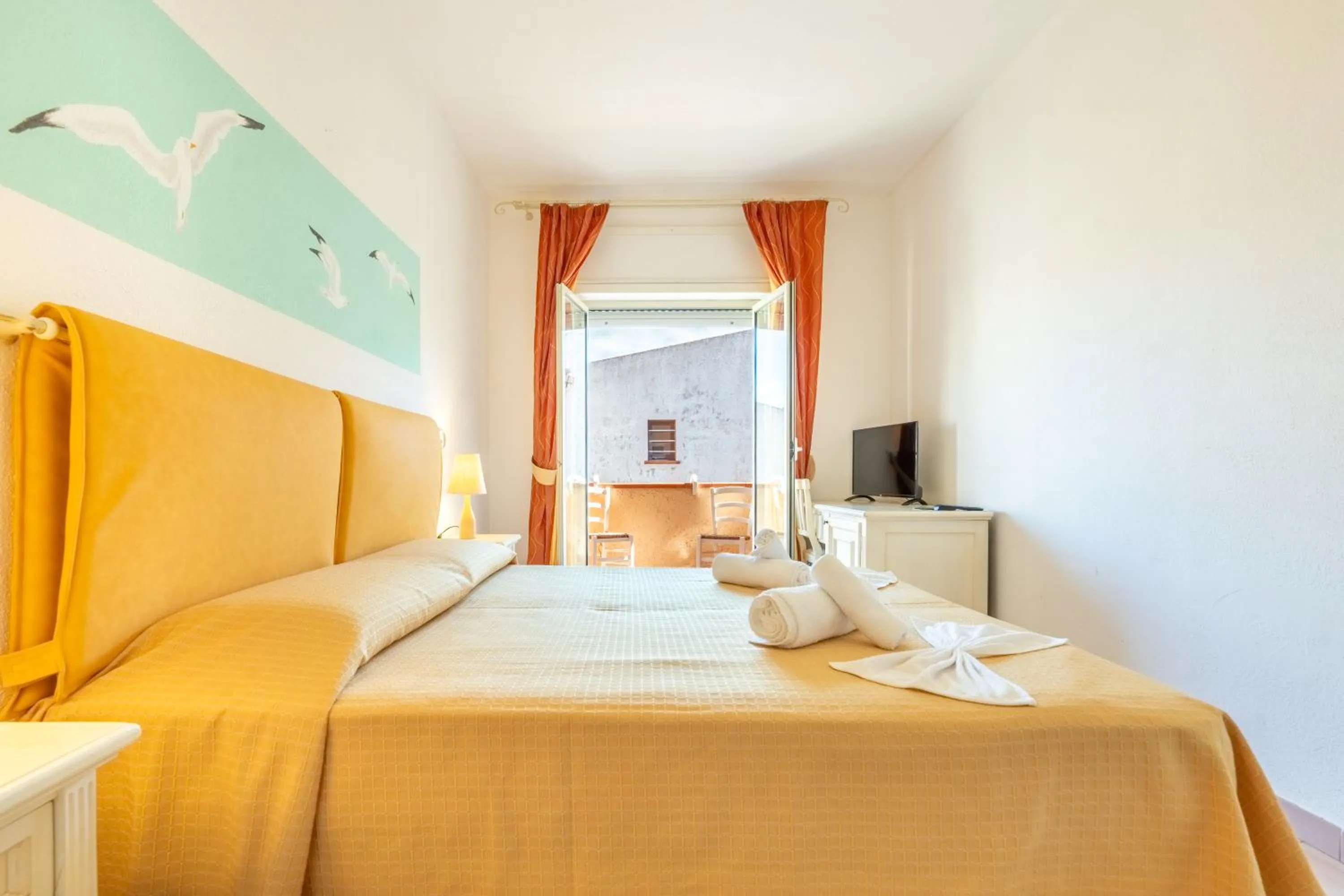 Bed in A.I.R. Hotel Gabbiano