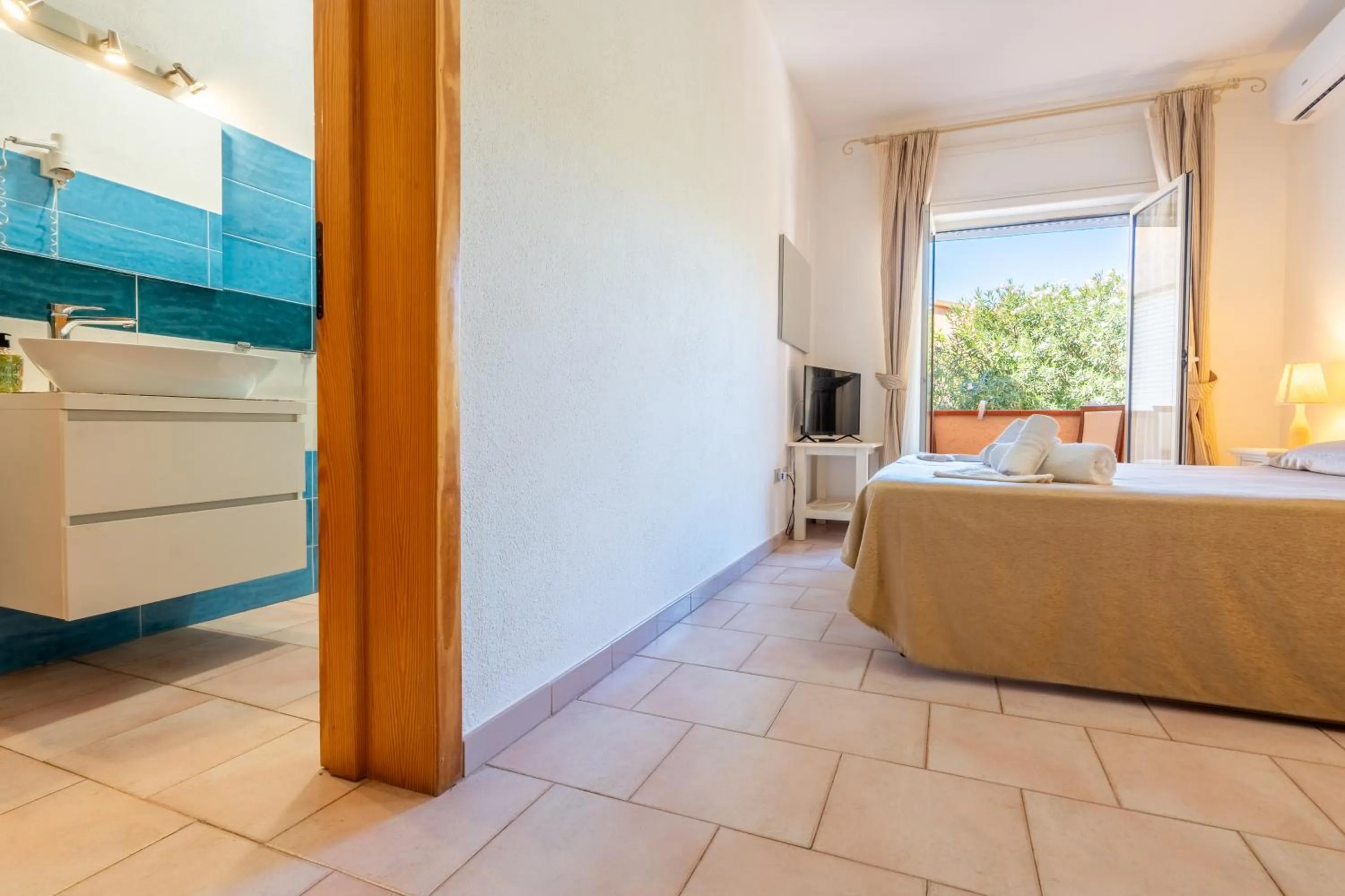 Bed in A.I.R. Hotel Gabbiano