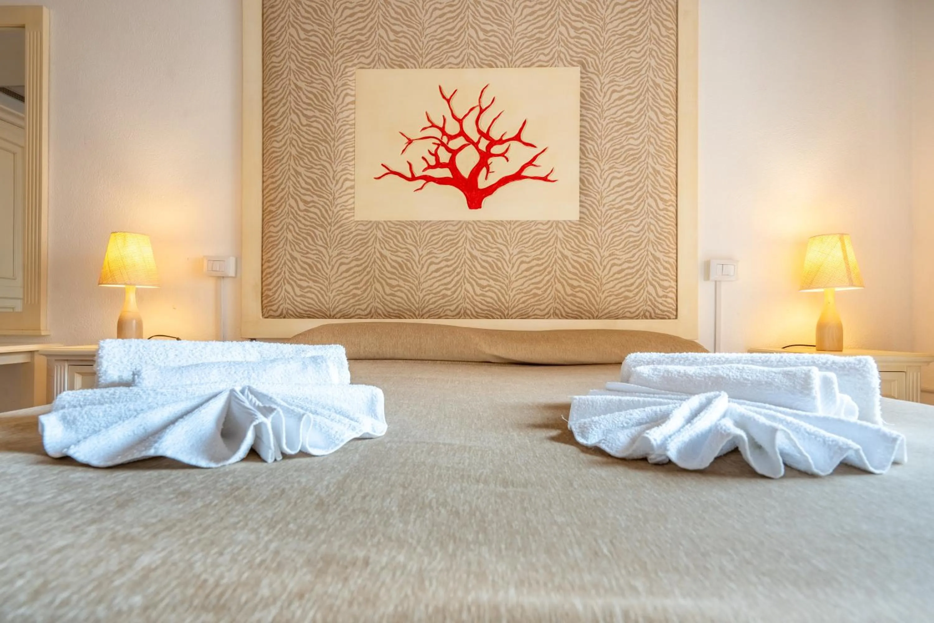 Bed in A.I.R. Hotel Gabbiano