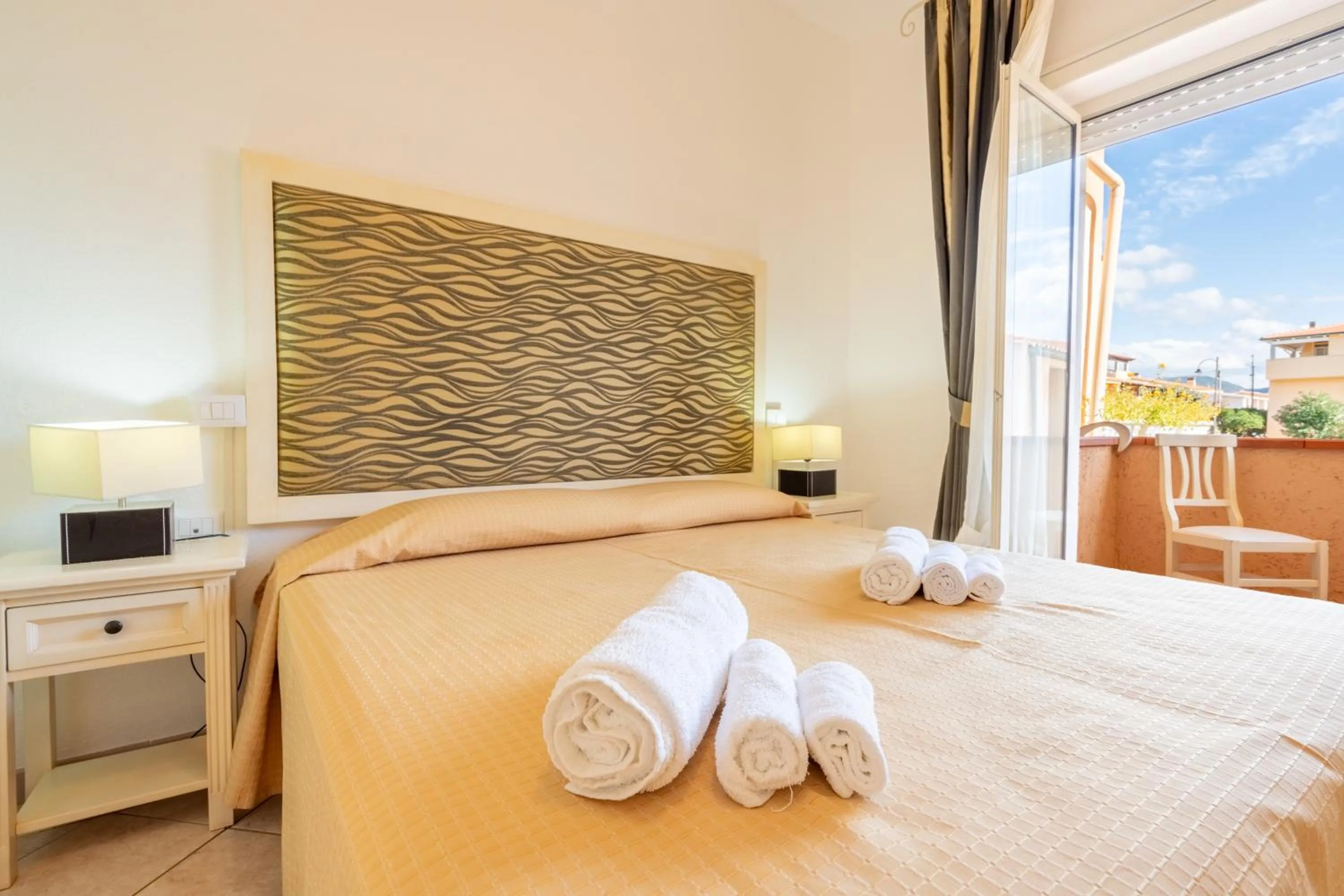 Bed in A.I.R. Hotel Gabbiano