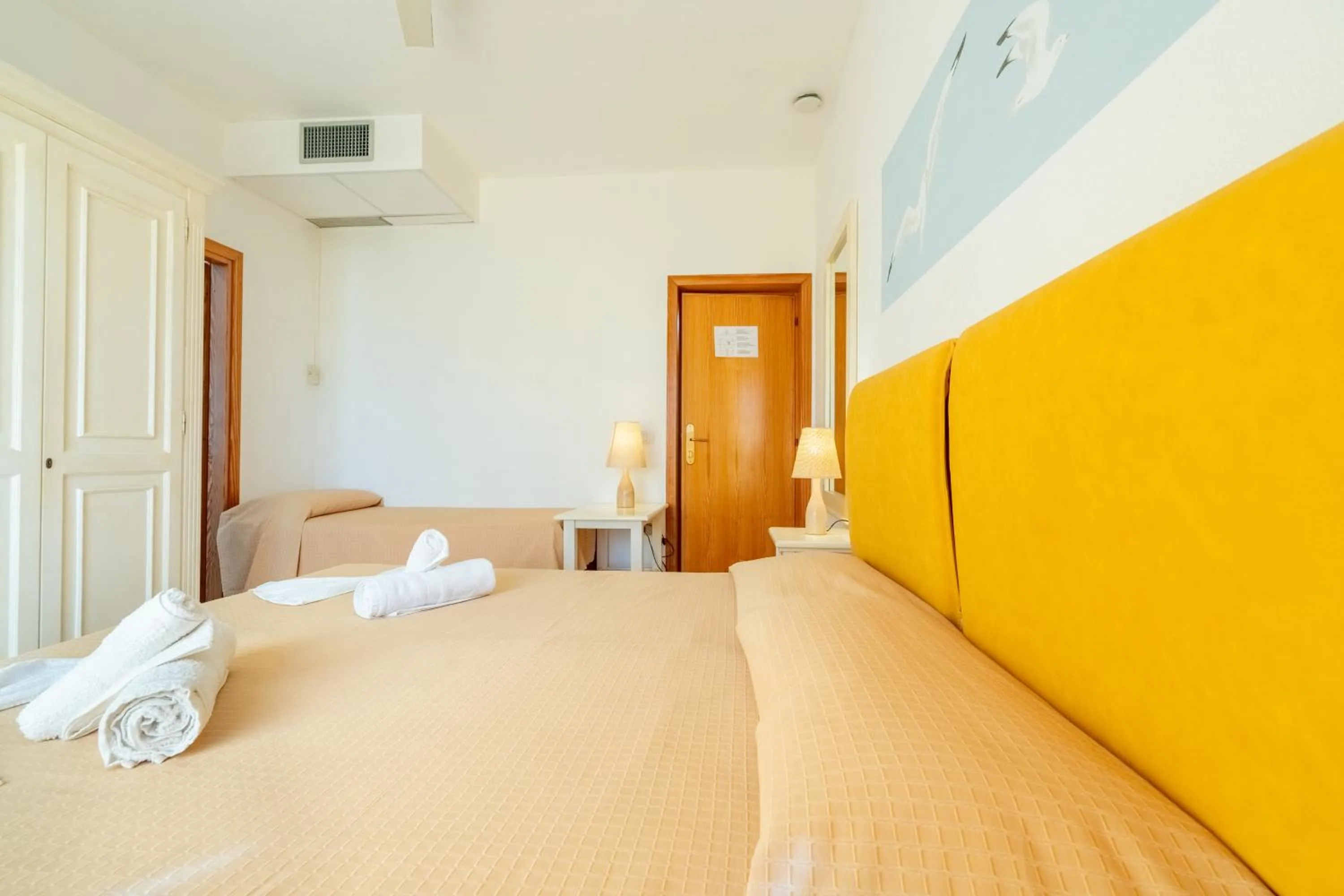 Bed in A.I.R. Hotel Gabbiano