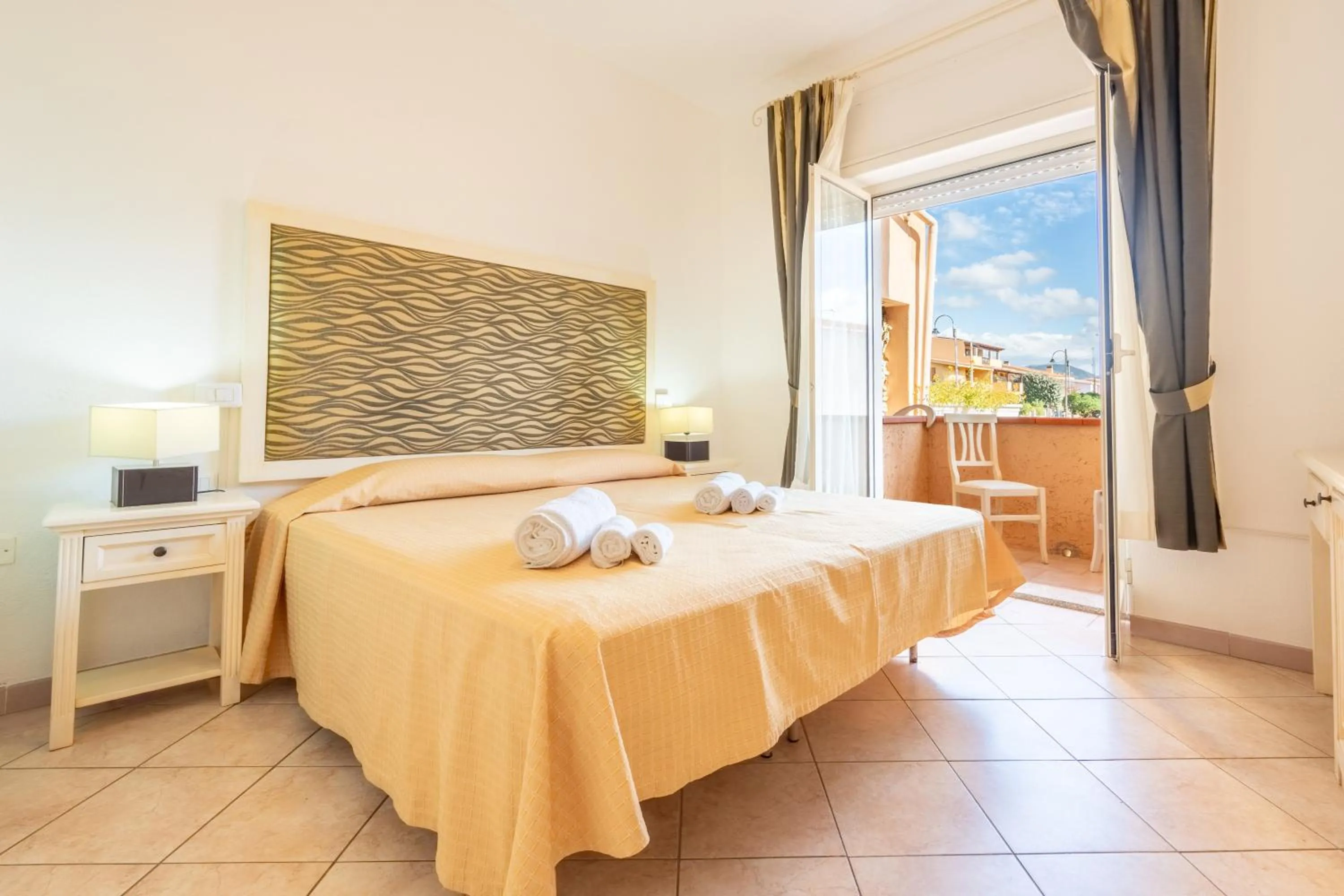 Bed in A.I.R. Hotel Gabbiano