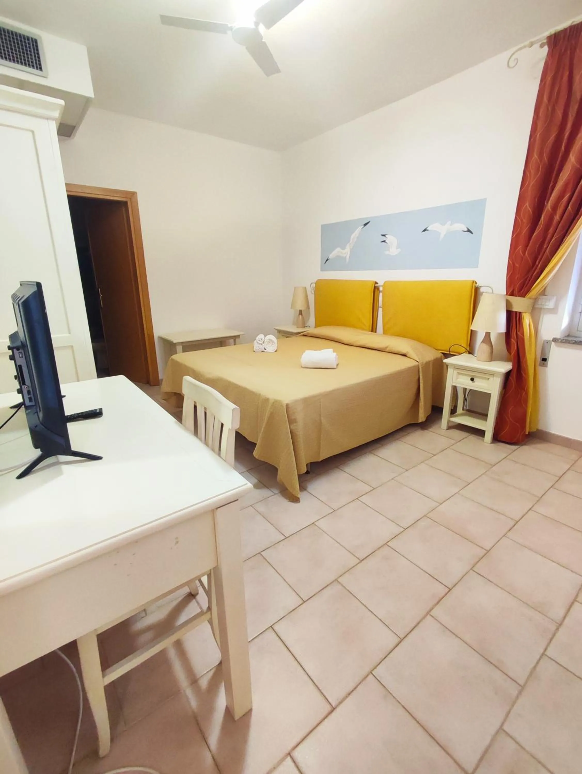 Bed in A.I.R. Hotel Gabbiano