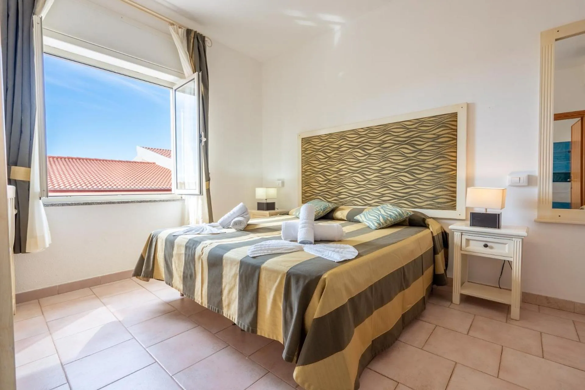 Bed in A.I.R. Hotel Gabbiano