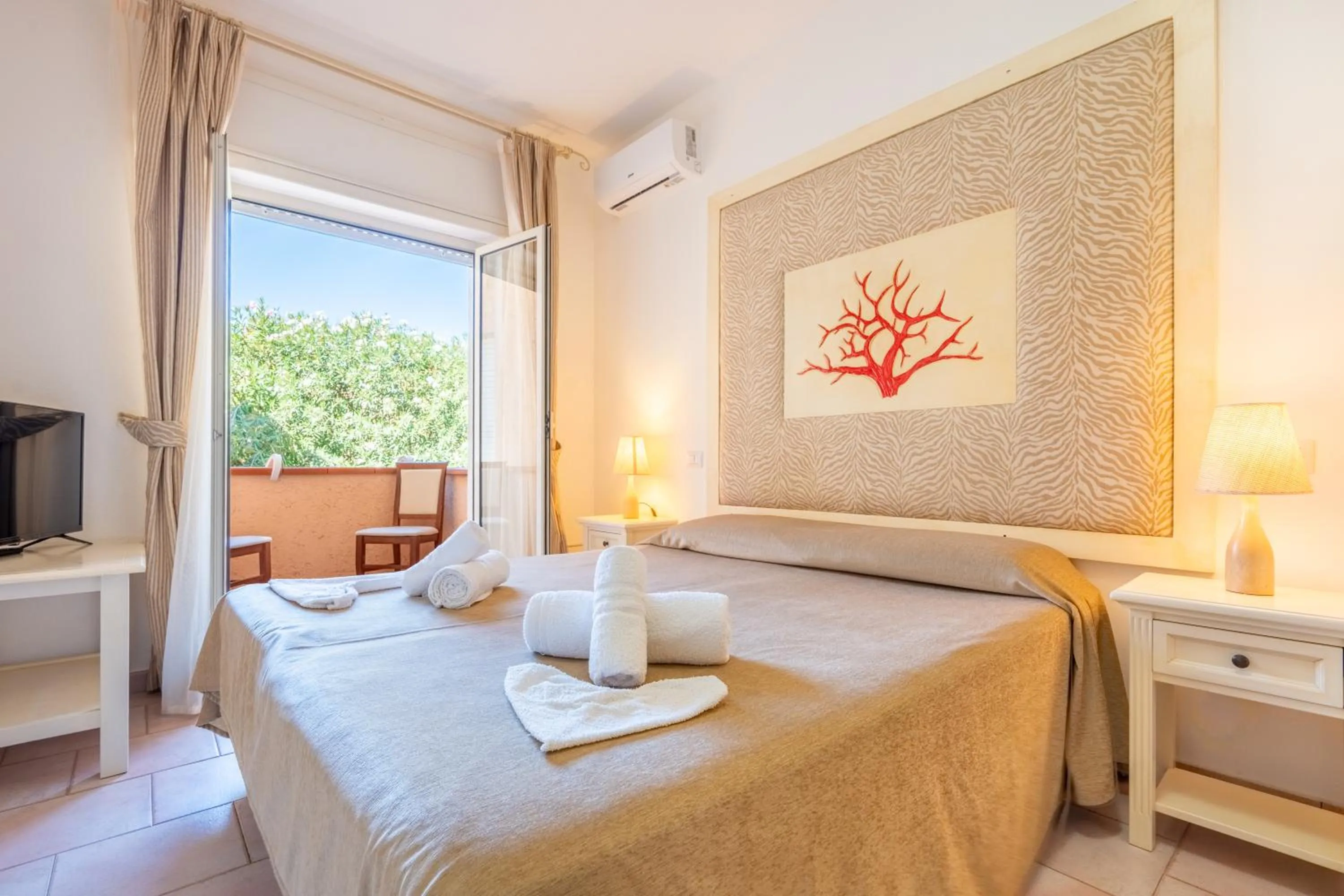 Bed in A.I.R. Hotel Gabbiano