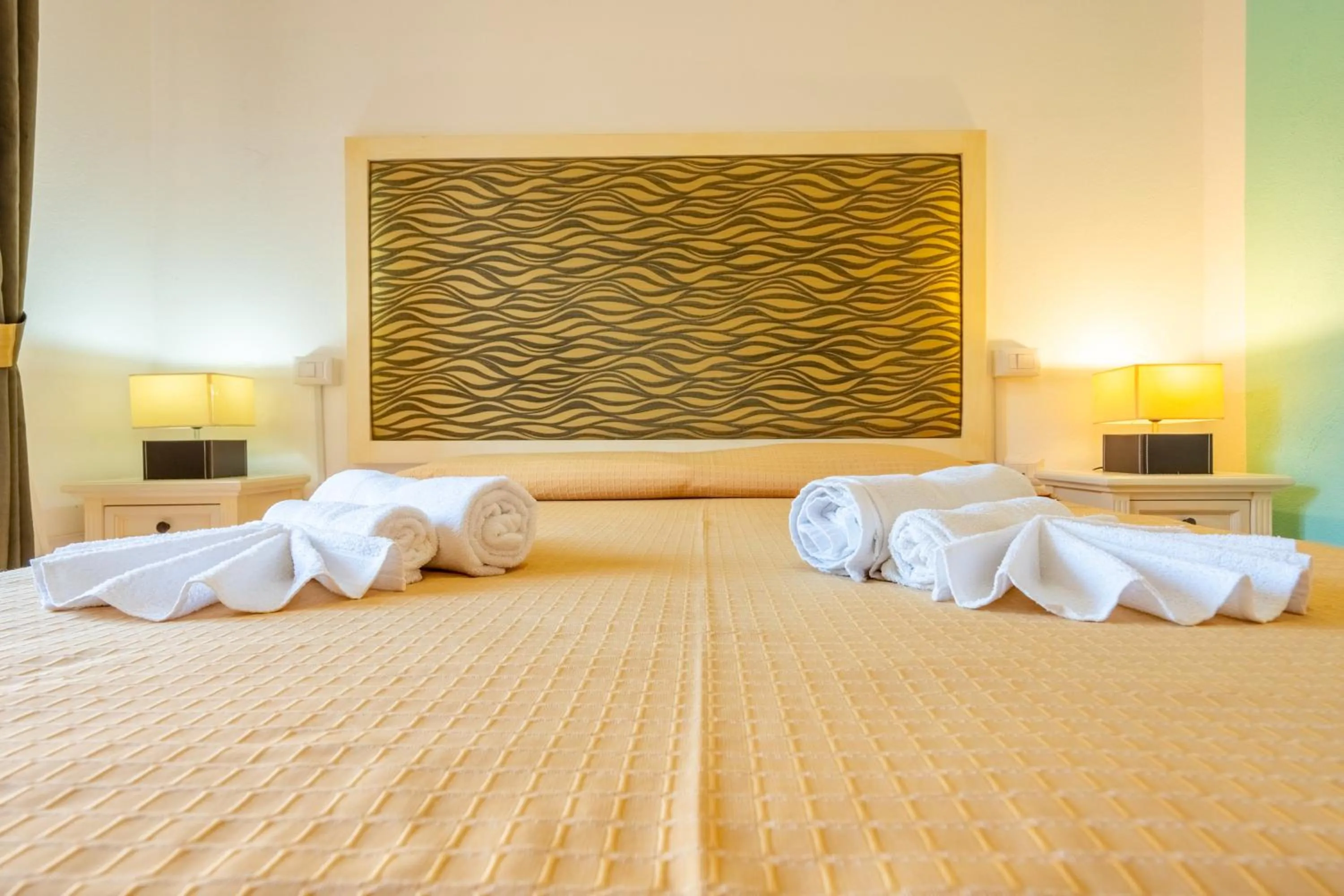 Bed in A.I.R. Hotel Gabbiano