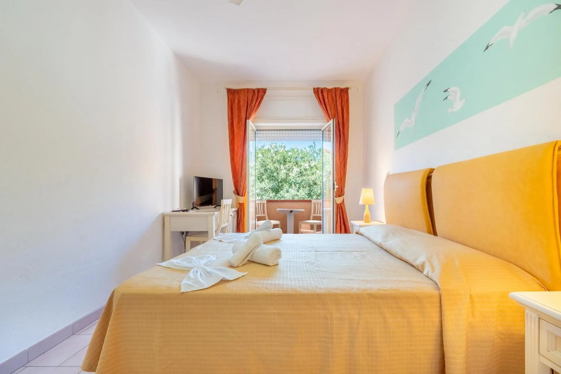 Bed in A.I.R. Hotel Gabbiano