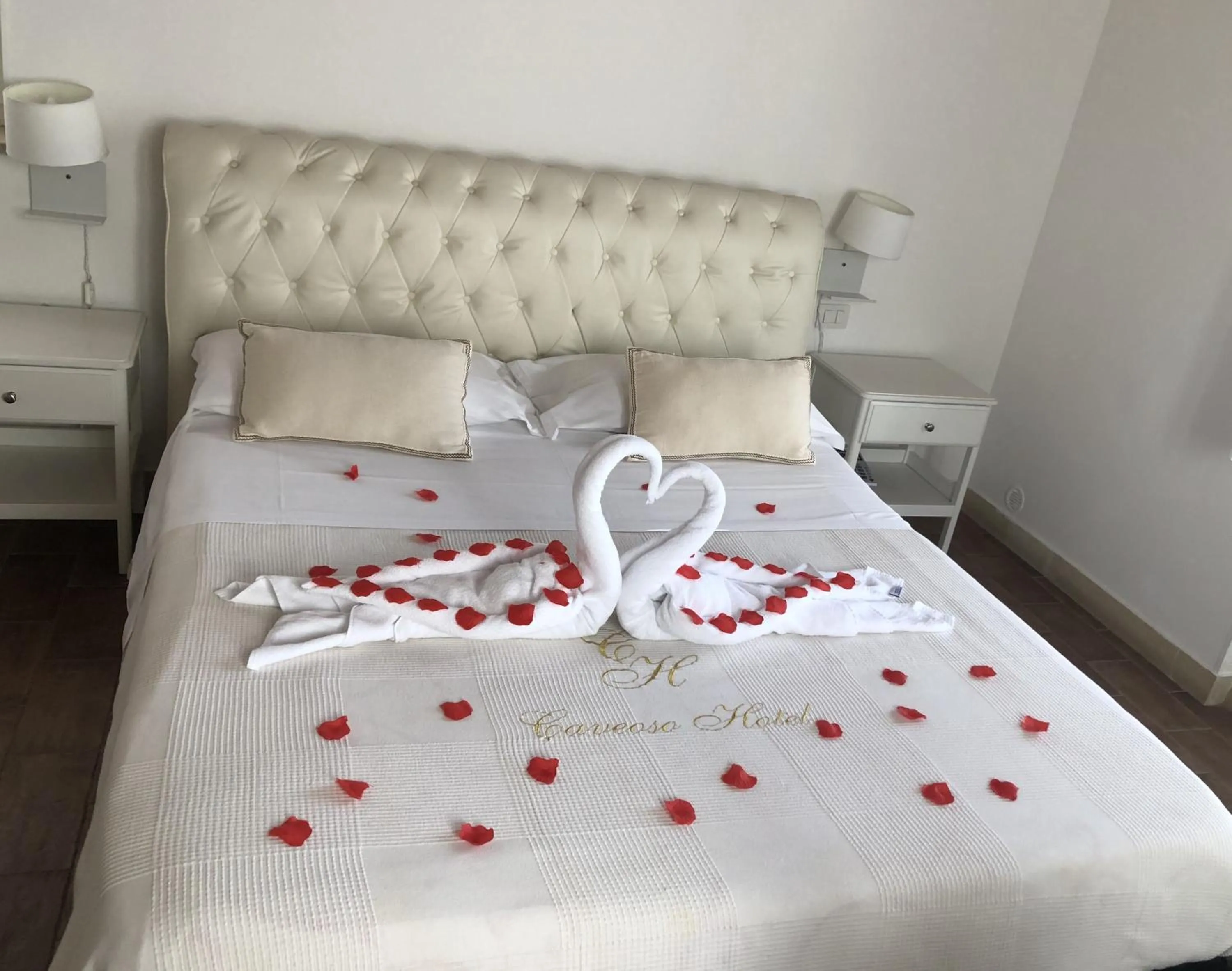 Decorative detail, Bed in Caveoso Hotel