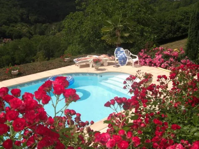Swimming pool in Suite EUGENIE piscine MAISON BLANCHE TULLE