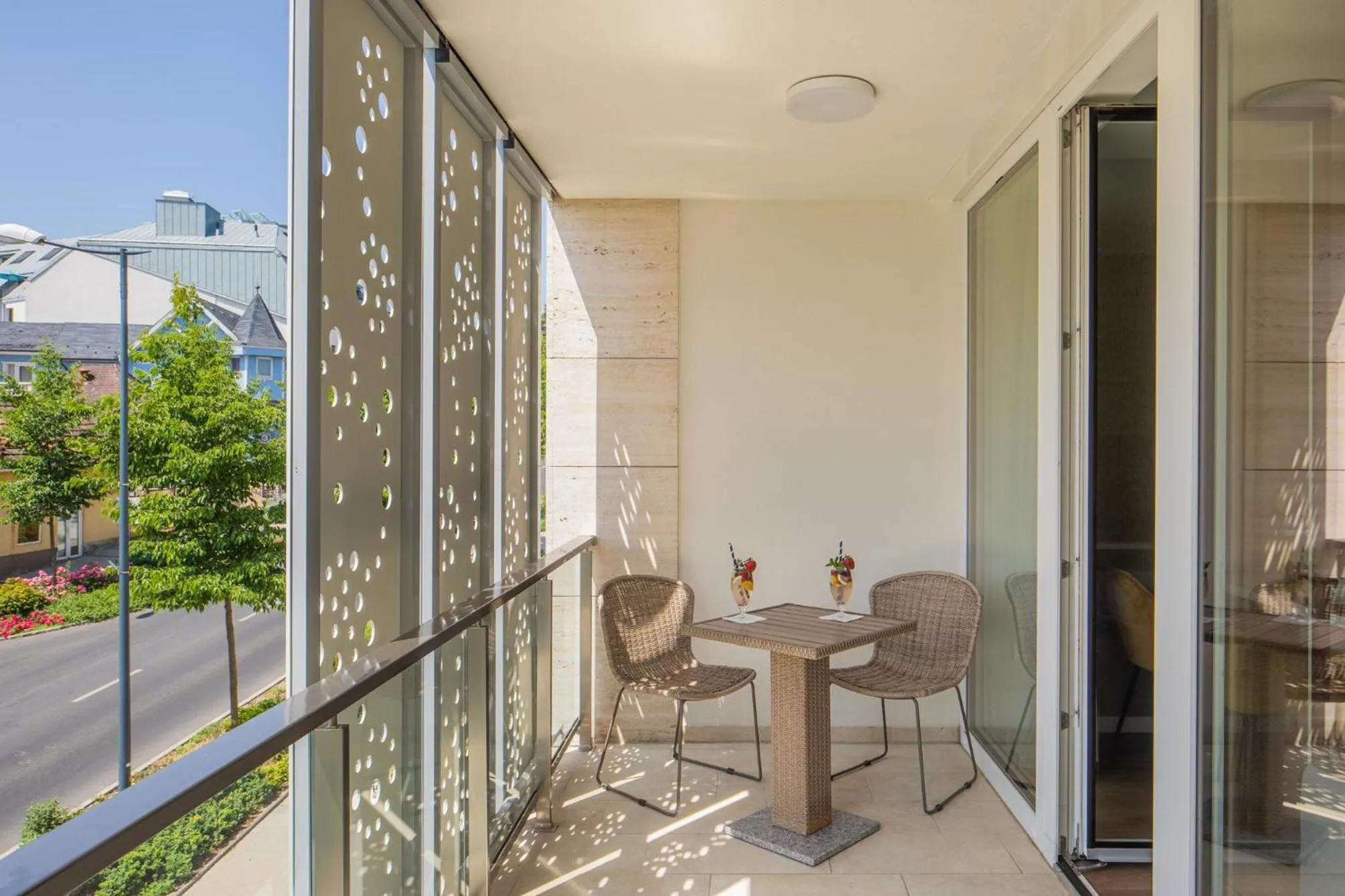 Balcony/Terrace in Spa Residence Carbona Onyx Deluxe Apartman