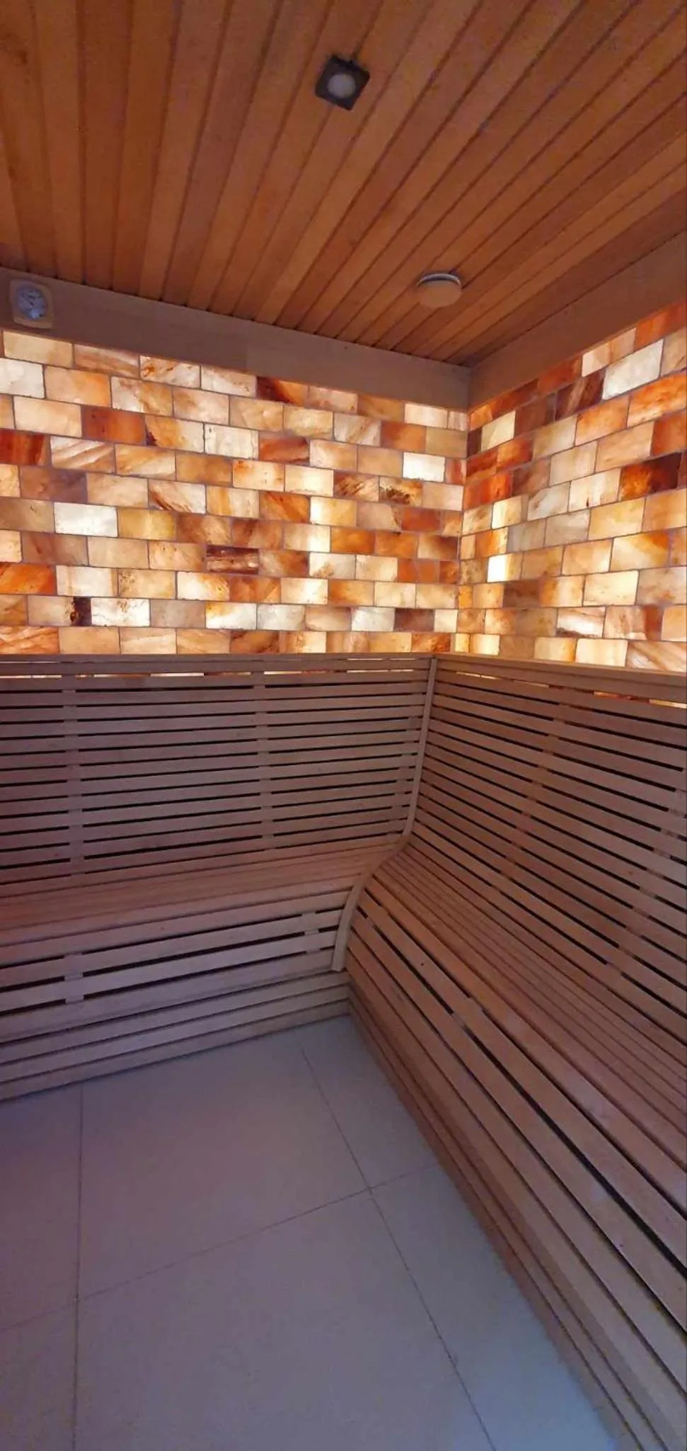 Sauna in Spa Residence Carbona Onyx Deluxe Apartman