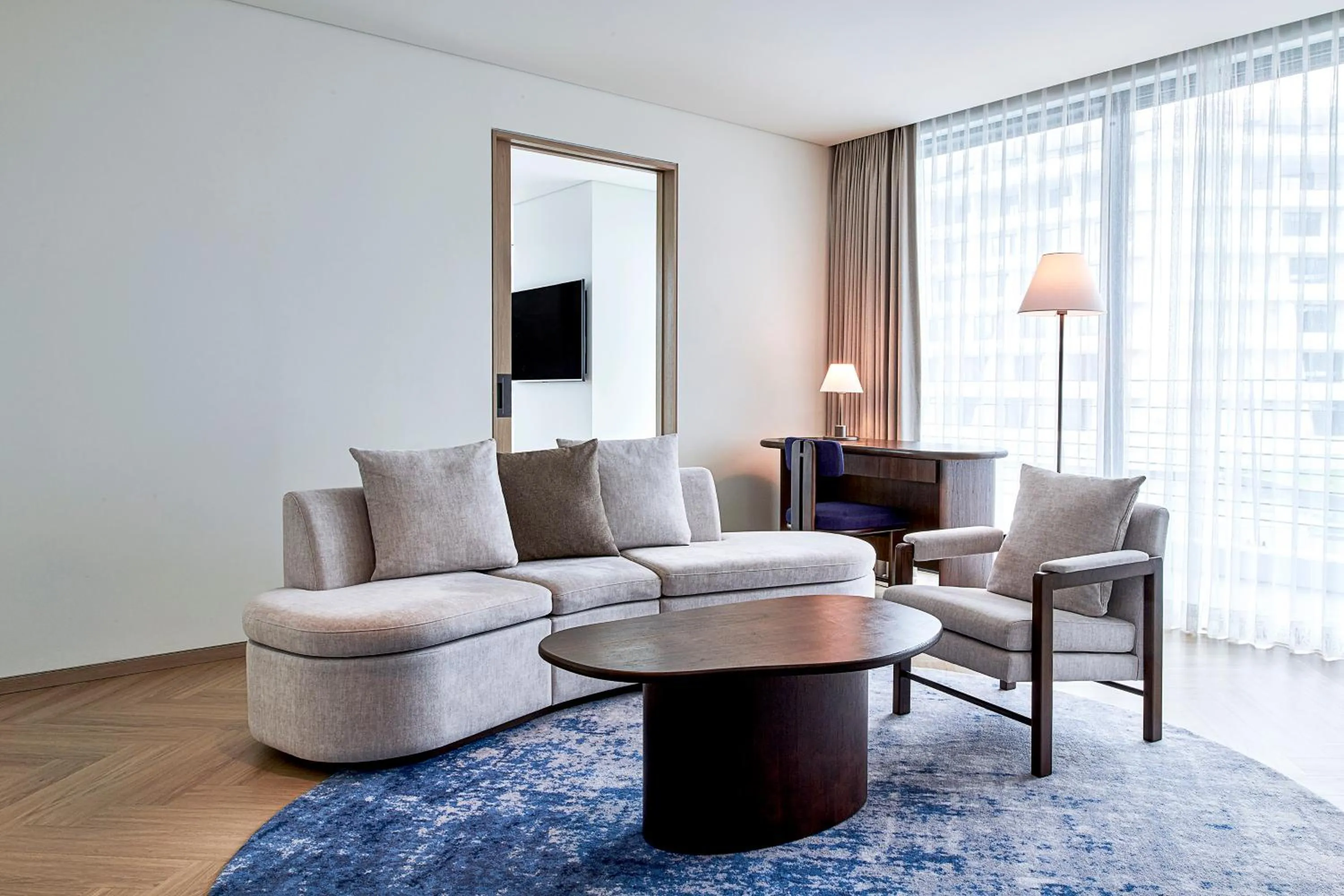 Living room in Parnas Hotel Jeju