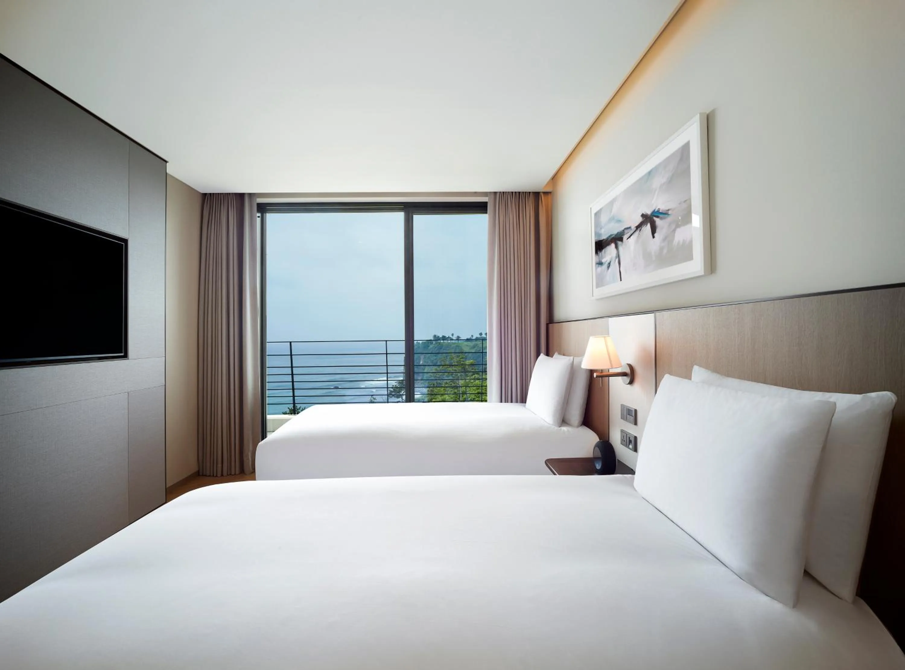 Bedroom, Bed in Parnas Hotel Jeju