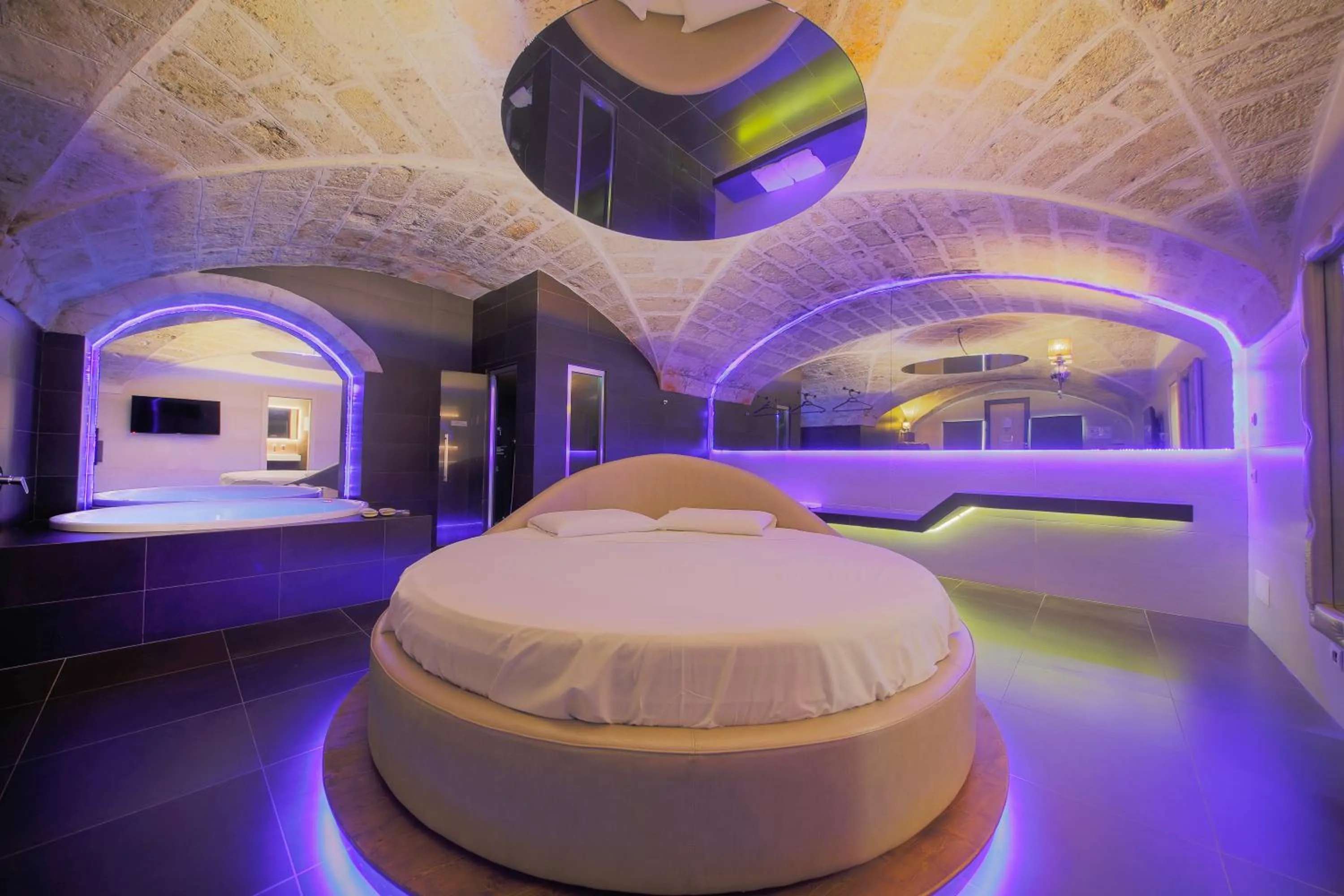 Bed in Cleros Sky Lounge