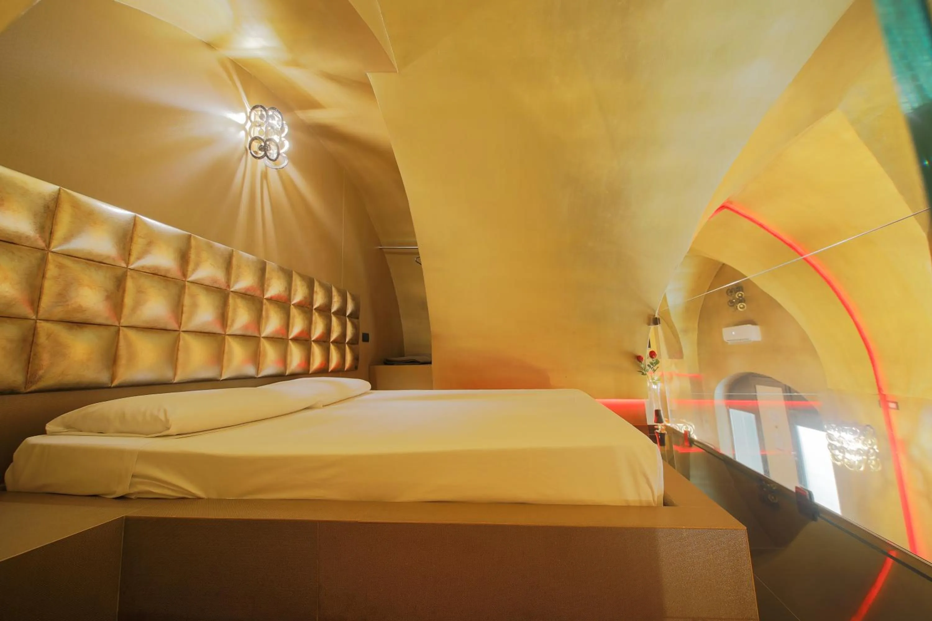 Bed in Cleros Sky Lounge