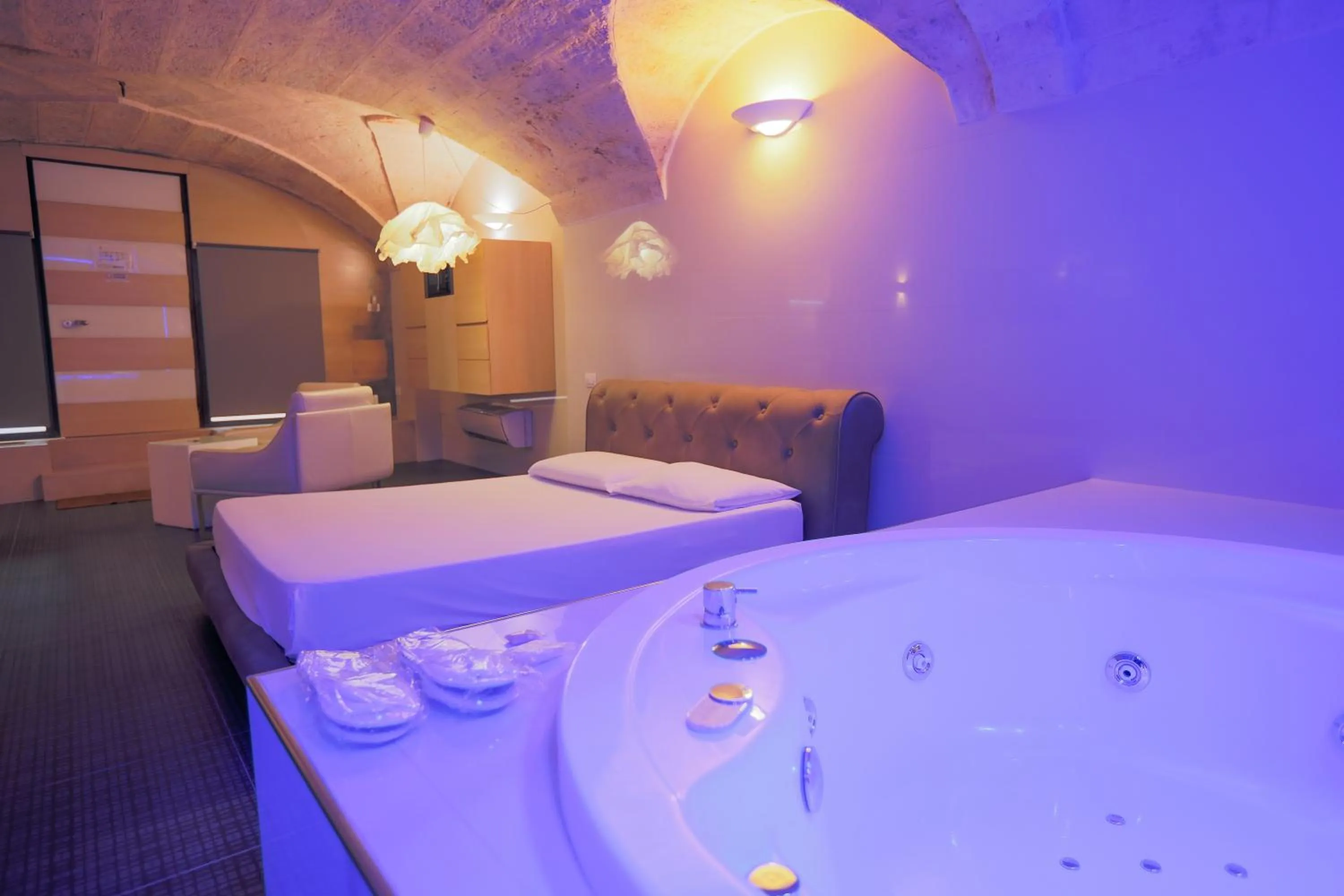 Bed in Cleros Sky Lounge