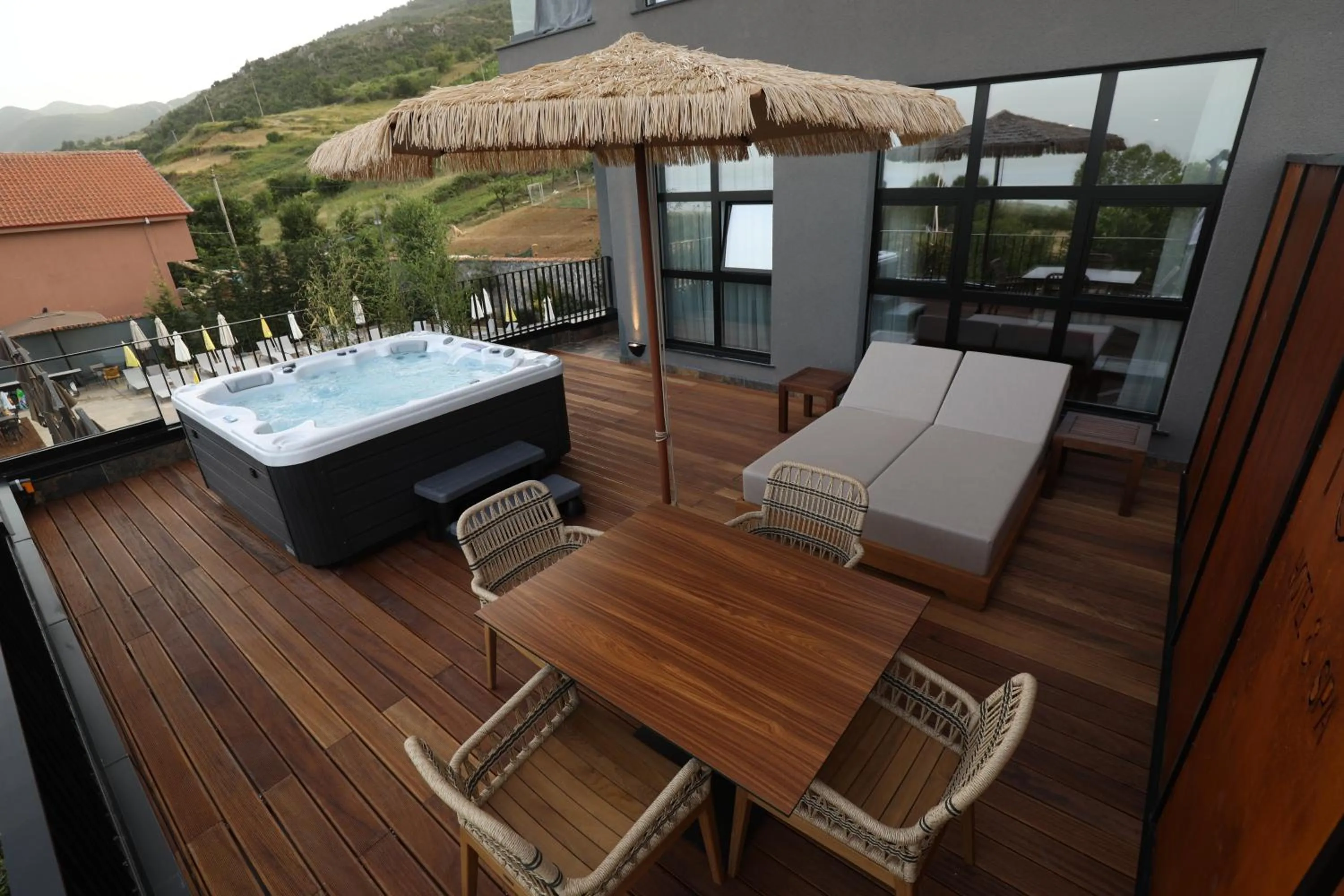 Patio in Toka Hotel Restaurant