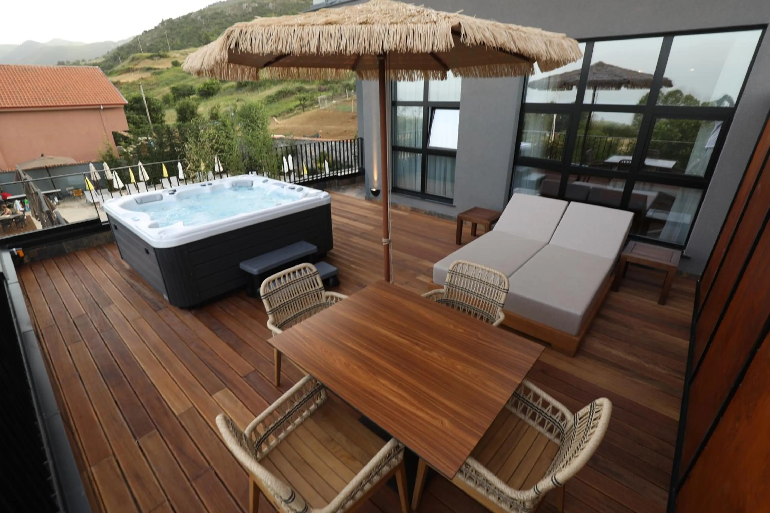 Patio in Toka Hotel Restaurant