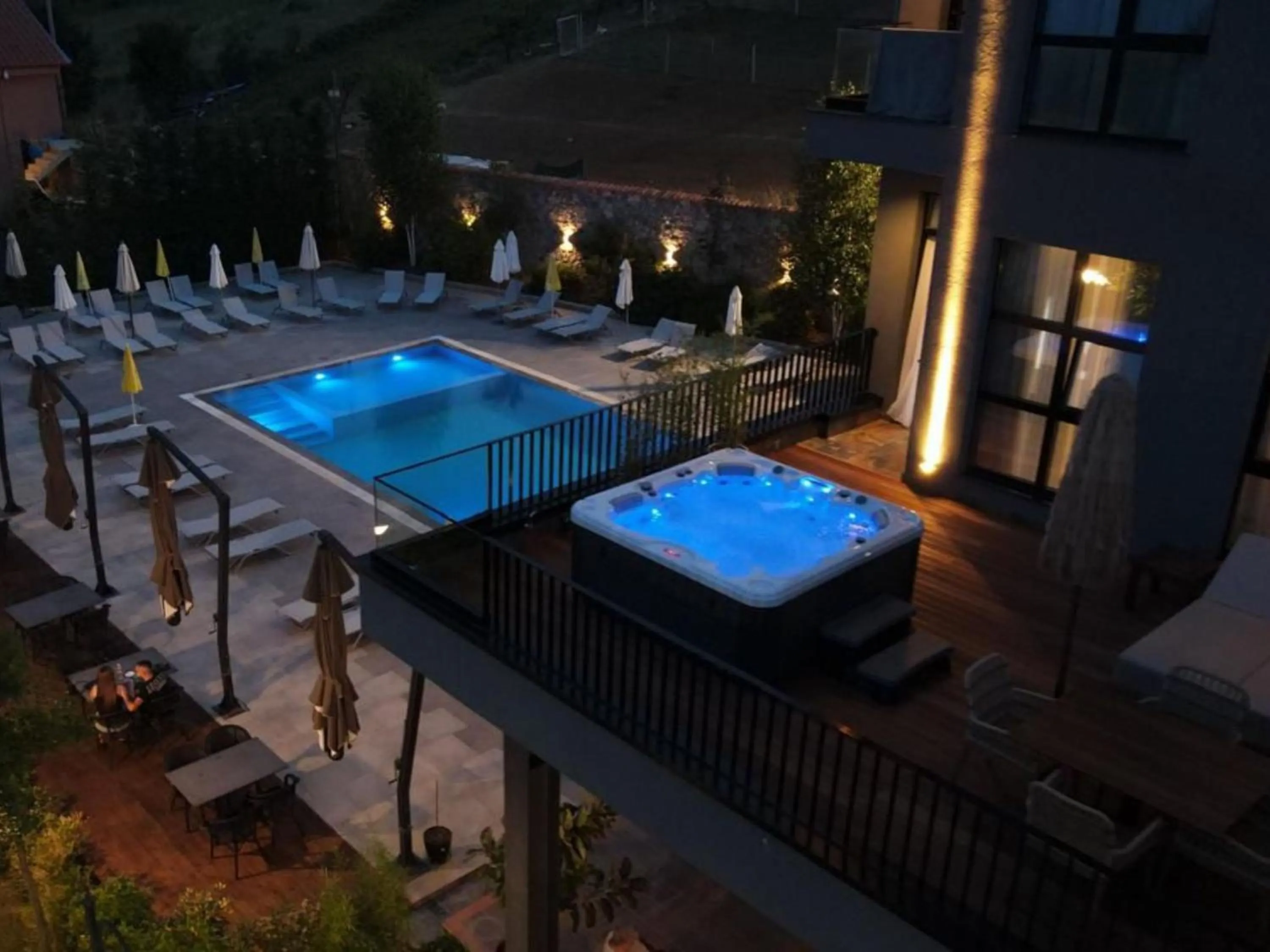 Night in Toka Hotel Restaurant