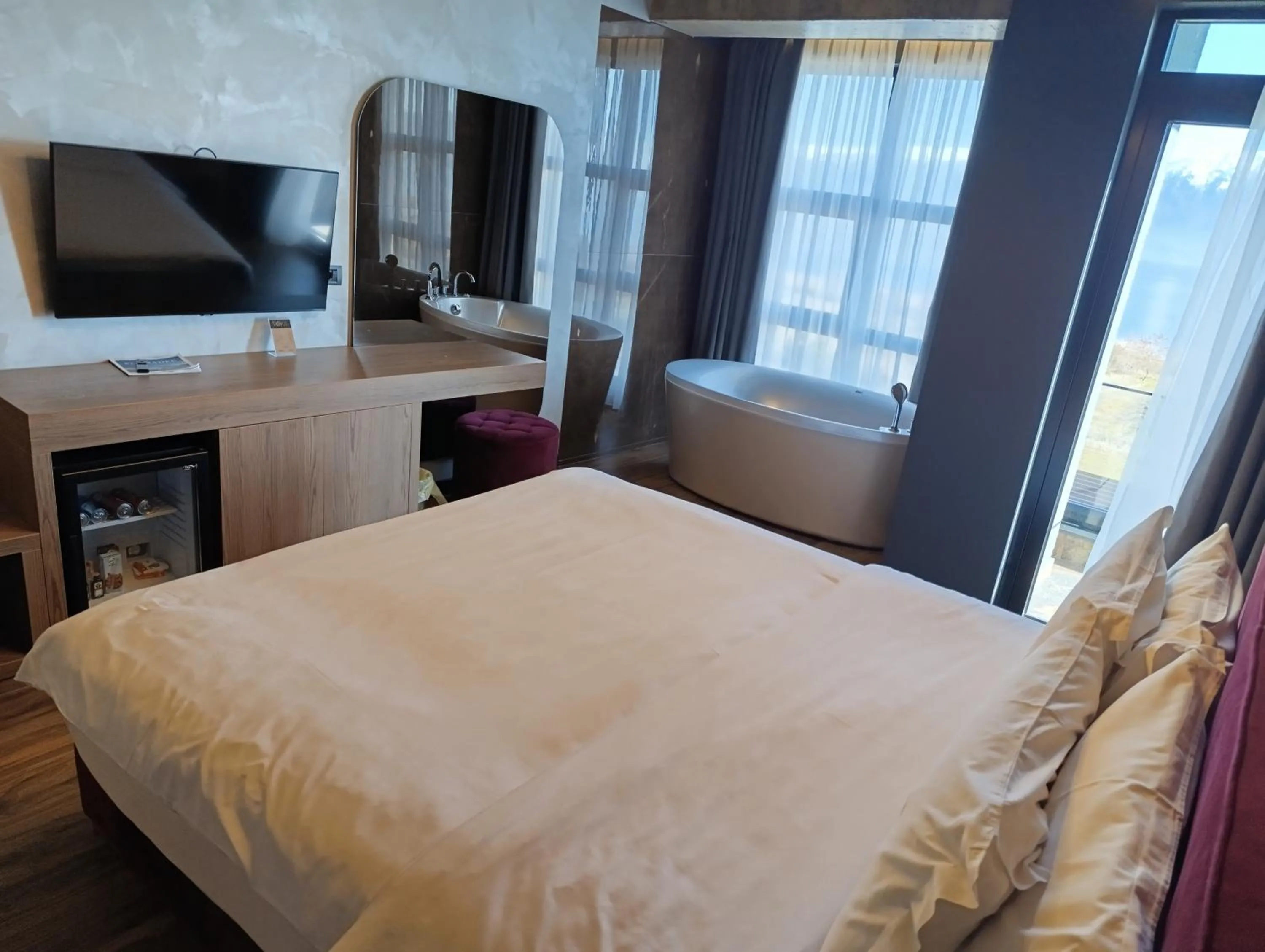 Bed in Toka Hotel Restaurant