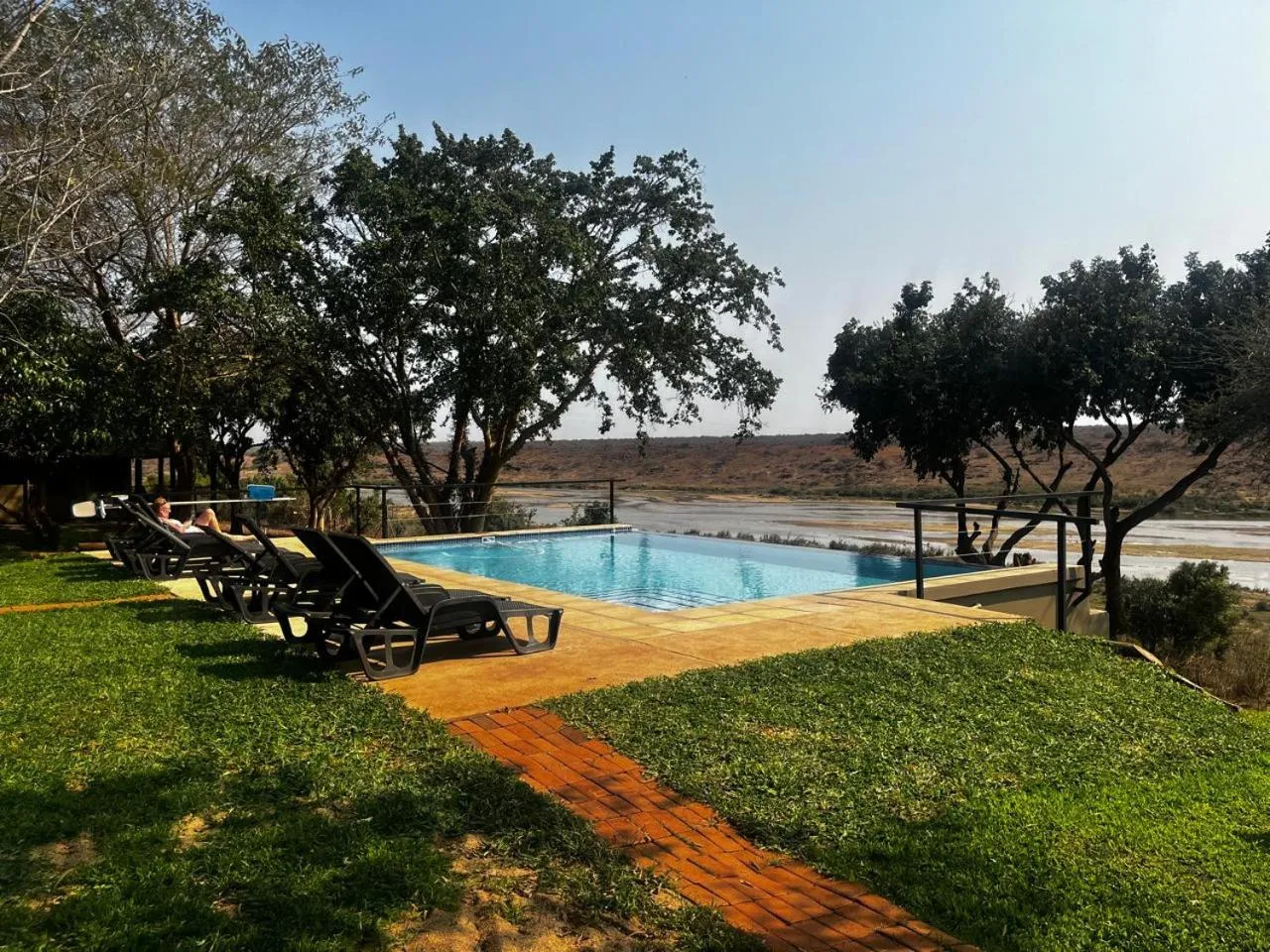 Garden in Crocodile Bridge Safari Lodge