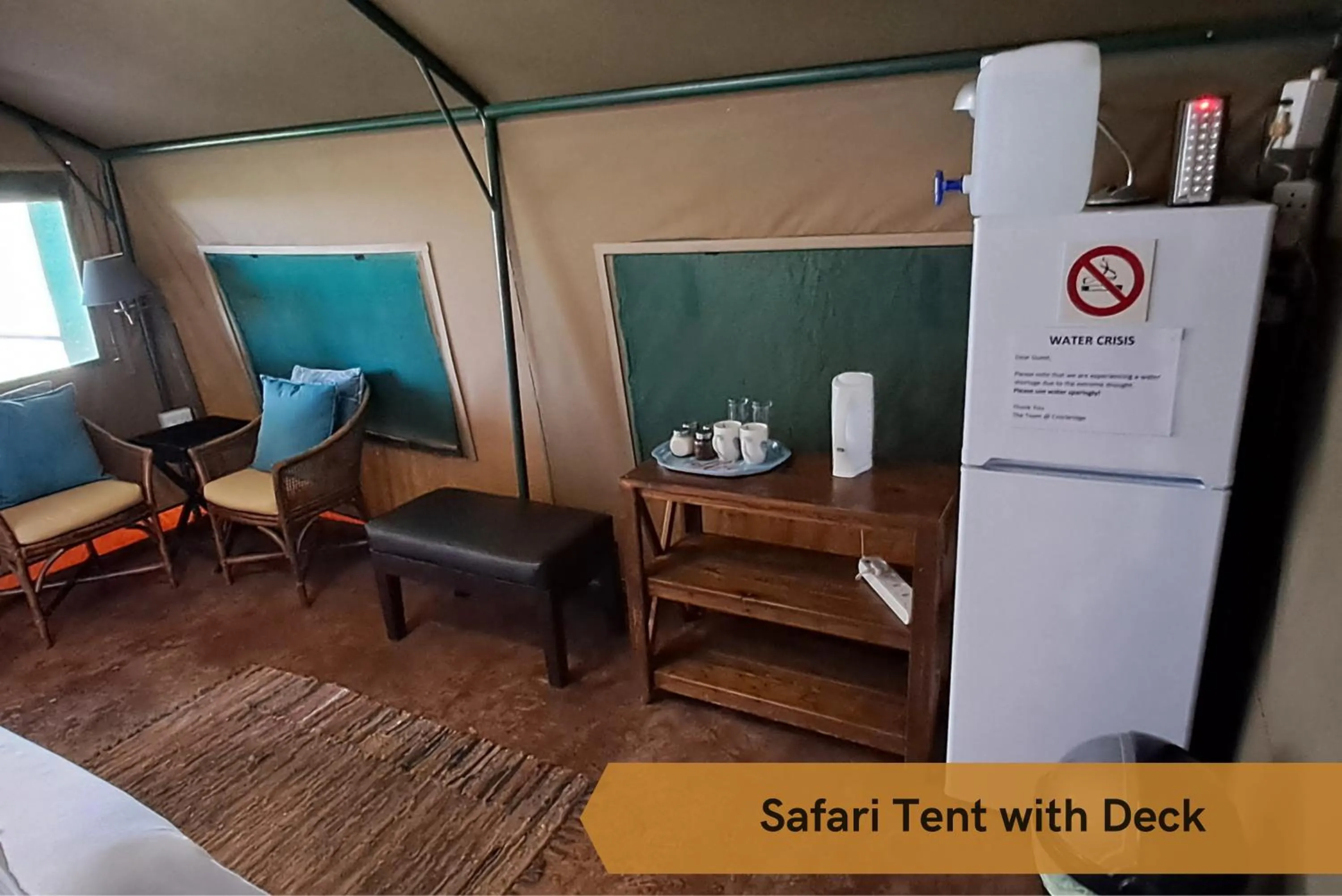 Bedroom in Crocodile Bridge Safari Lodge
